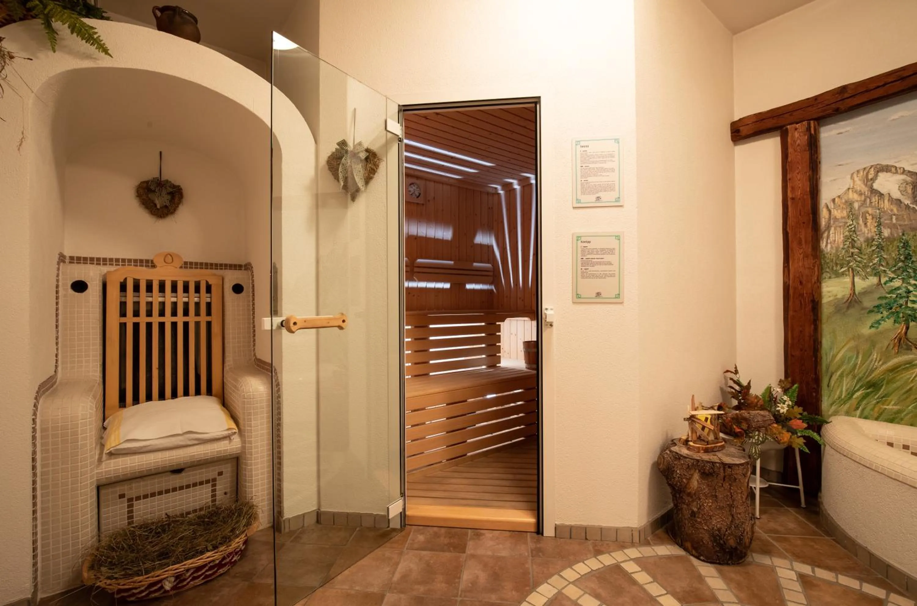 Sauna in Hotel Siror