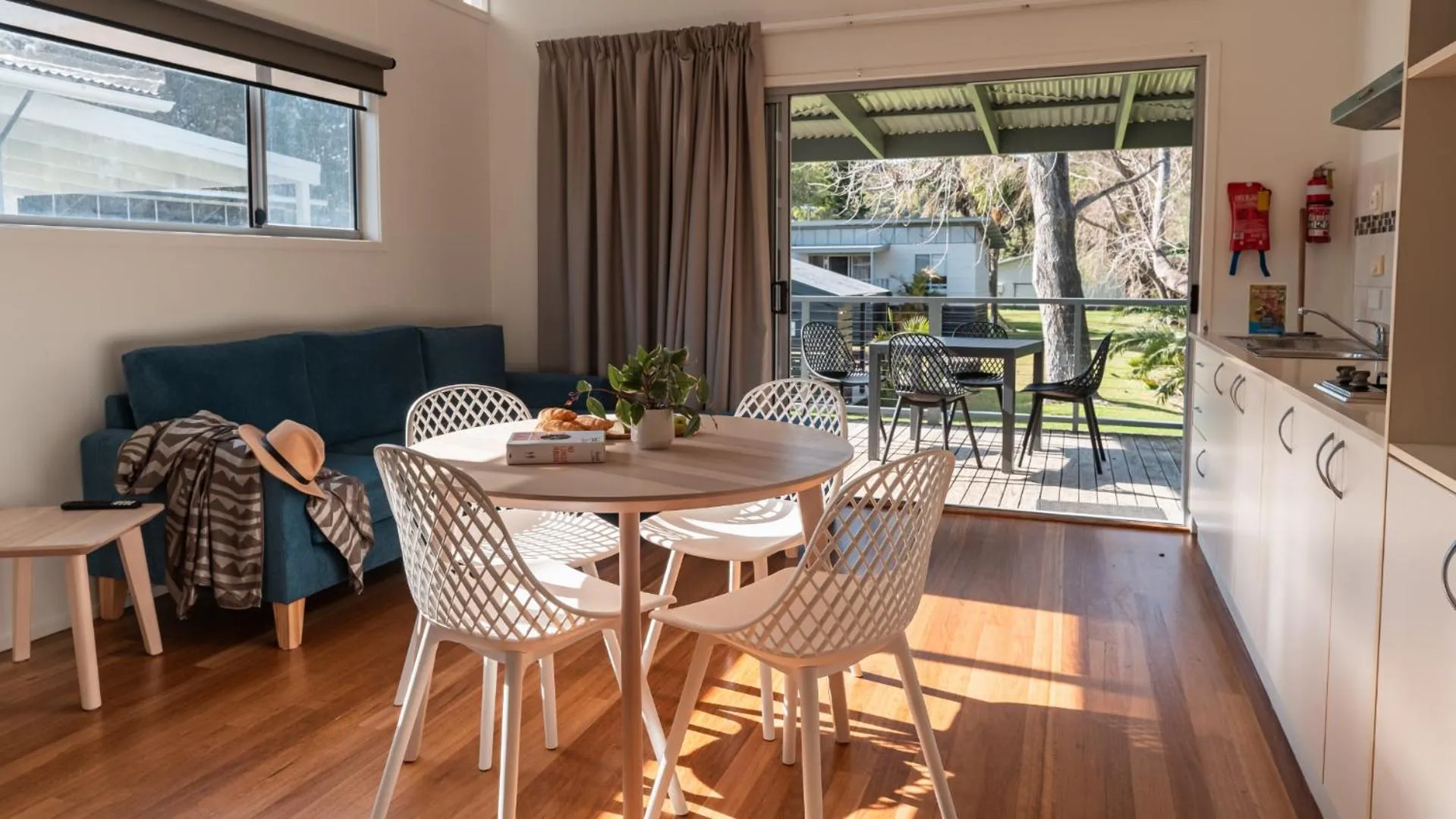 Patio in Barlings Beach Holiday Park