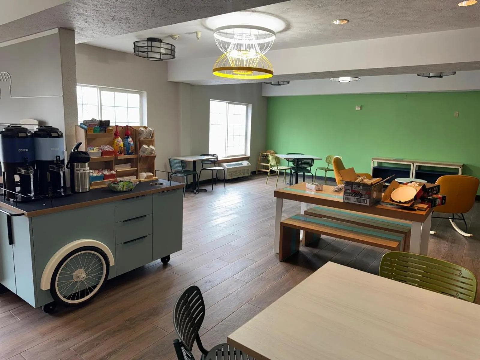 Breakfast in Wyndham Garden Anchorage Airport