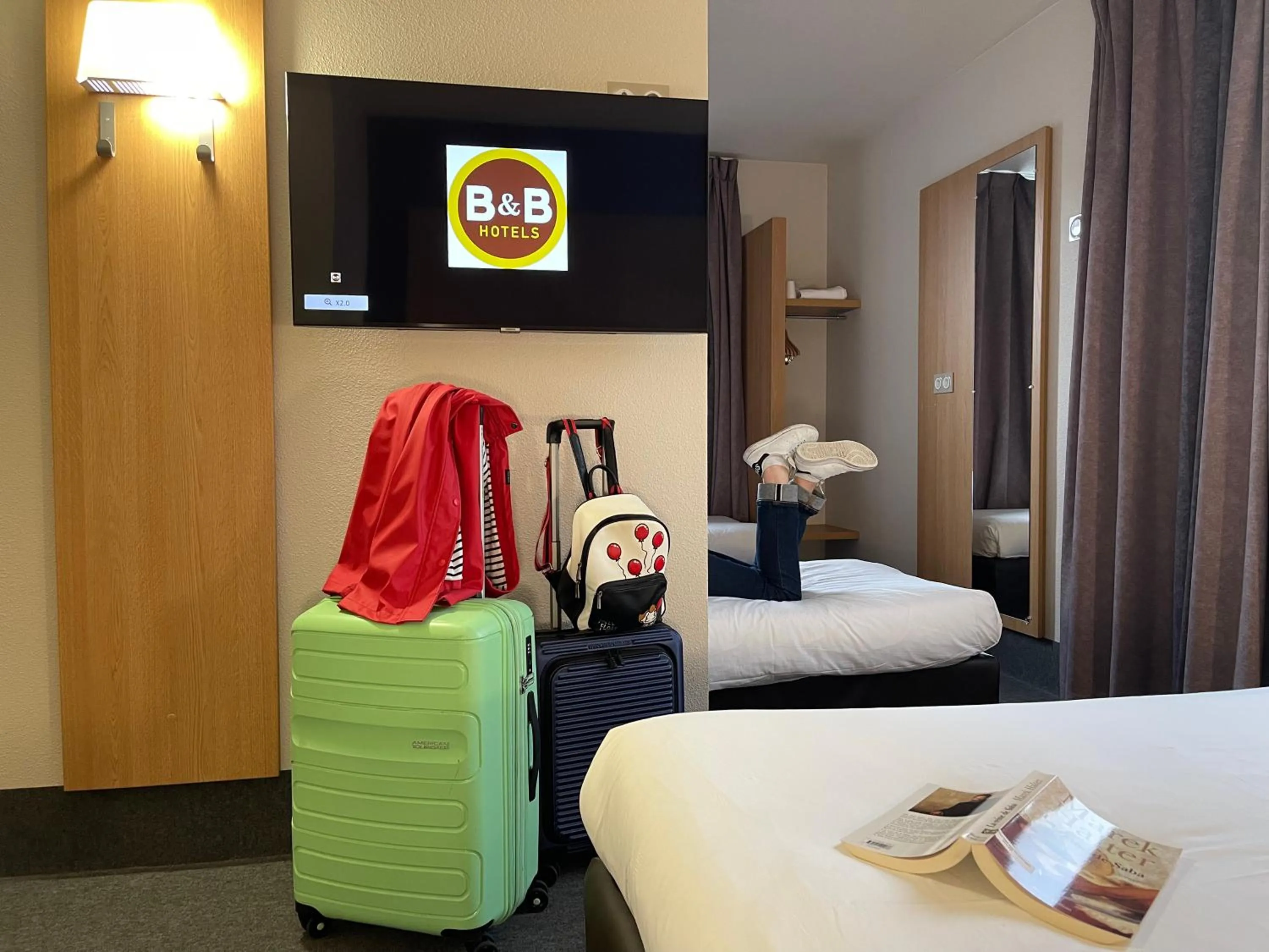 Bedroom, Bed in B&B HOTEL Metz Est Technopole Pôle Santé