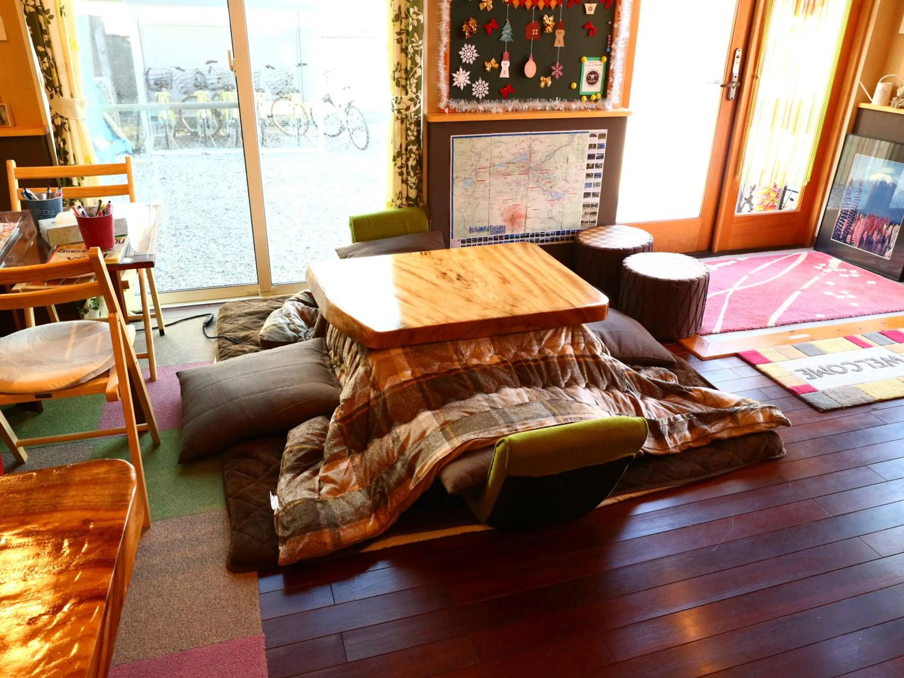 Lobby or reception in ホステル富士山 結