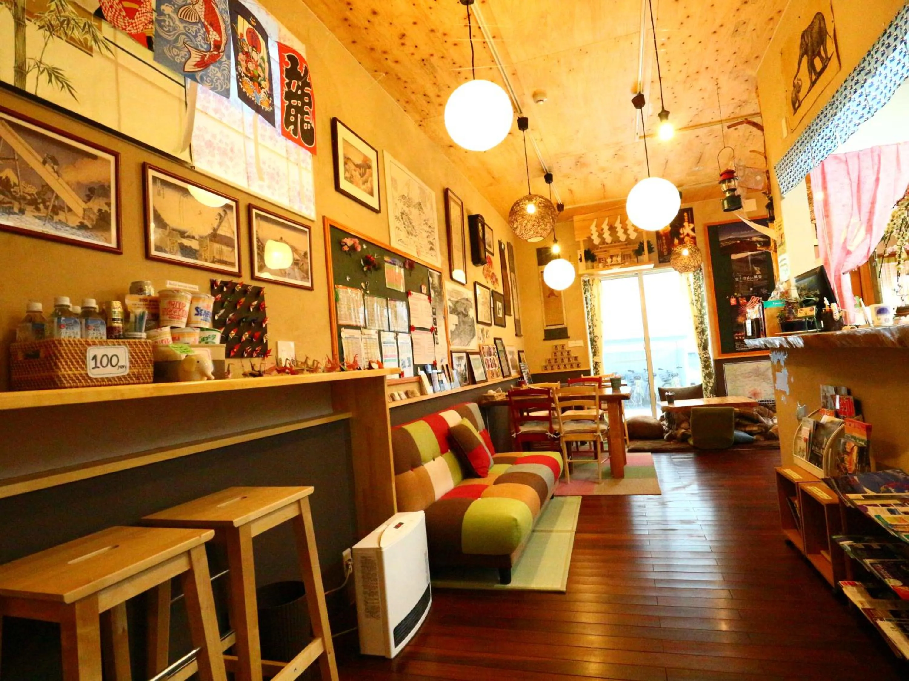 Lobby or reception in ホステル富士山 結