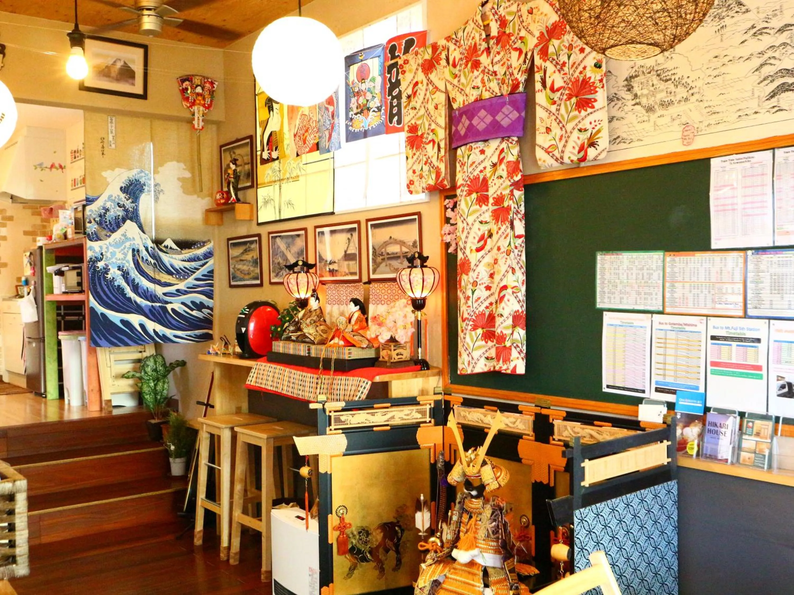 Lobby or reception in ホステル富士山 結