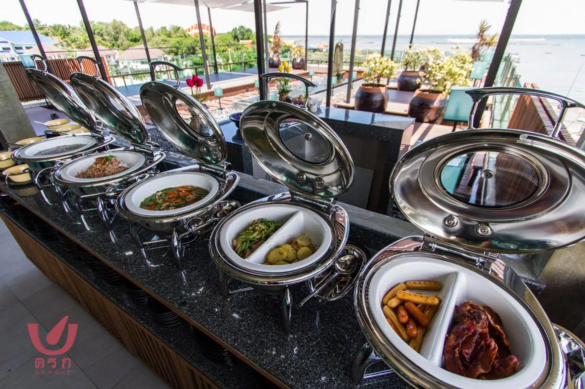 Continental breakfast in Kroque Boutique & Bistro