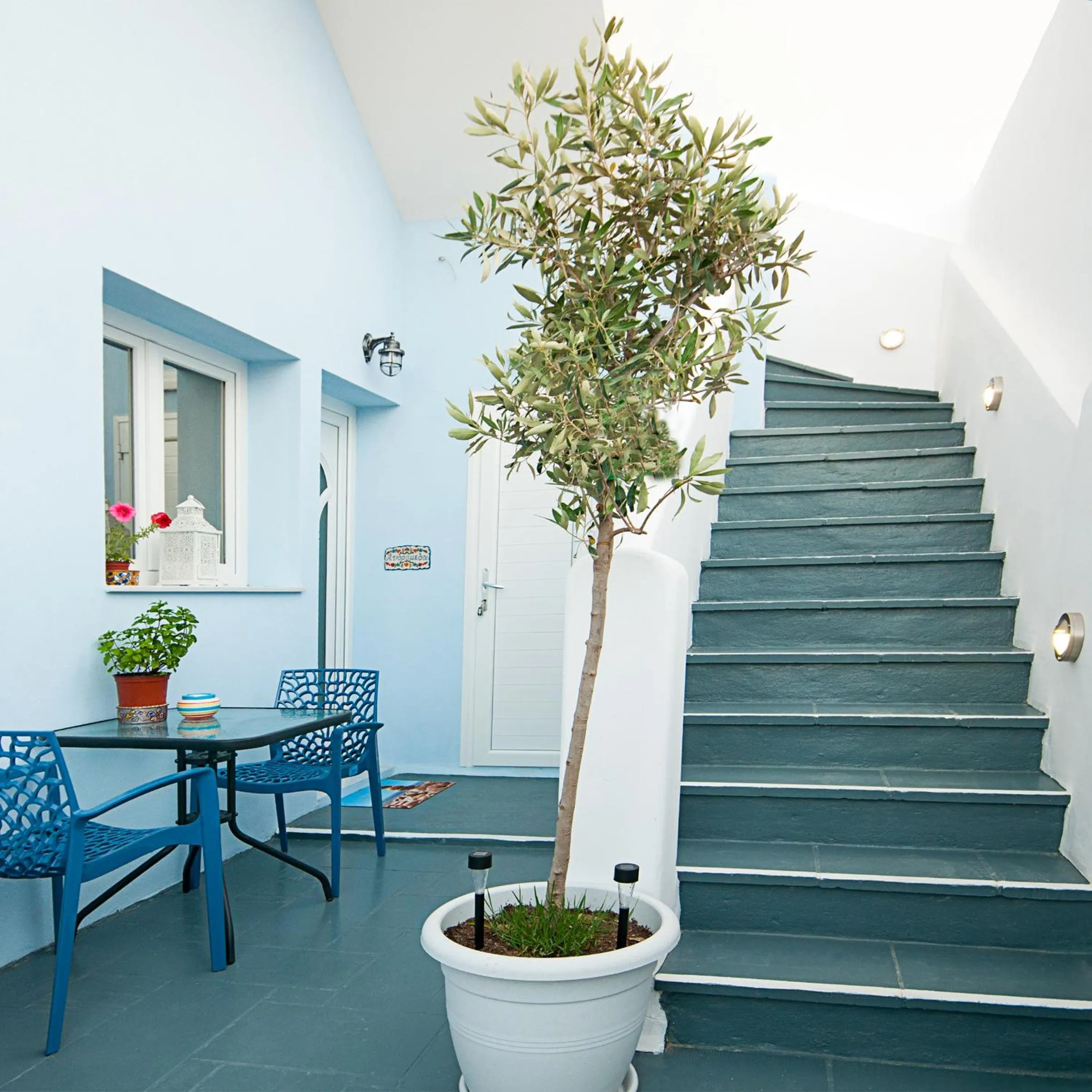 Seating area in Blue Dream - Santorini