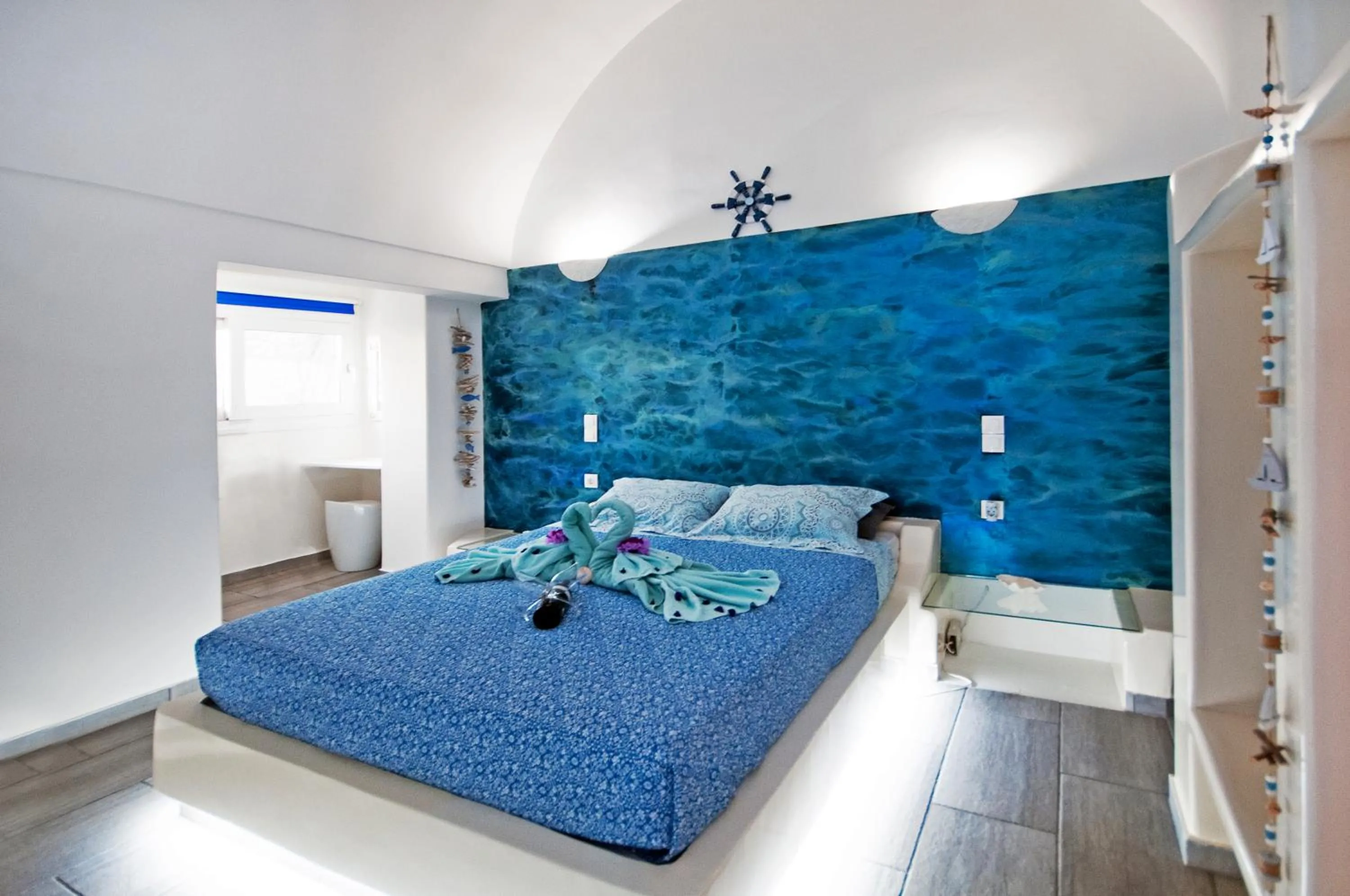 Bed in Blue Dream - Santorini