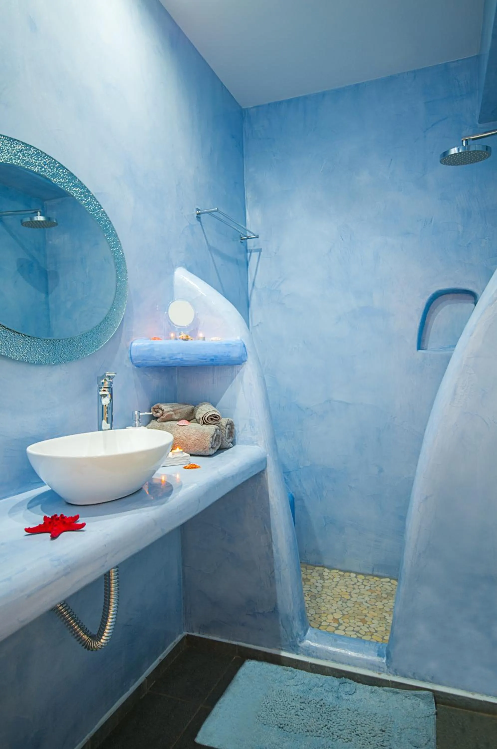 Bathroom in Blue Dream - Santorini