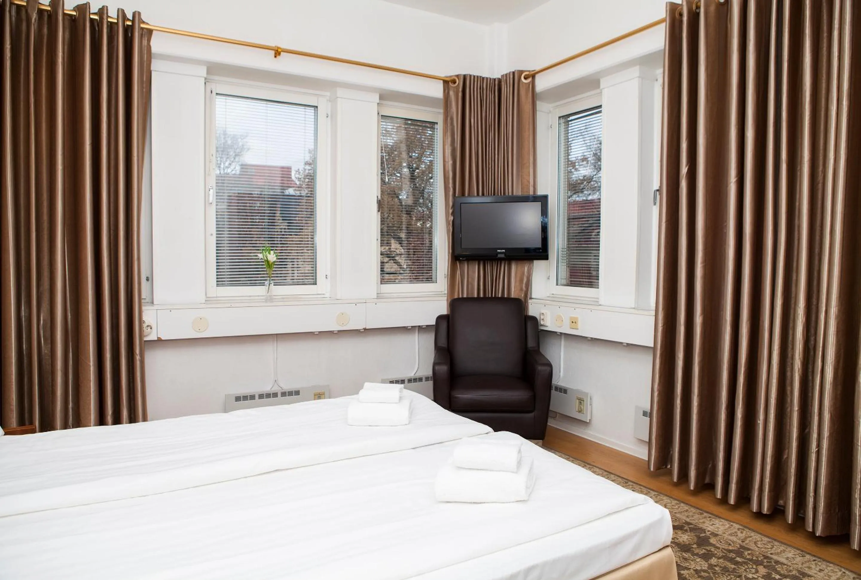 Bed in Hotel Expo Stockholm