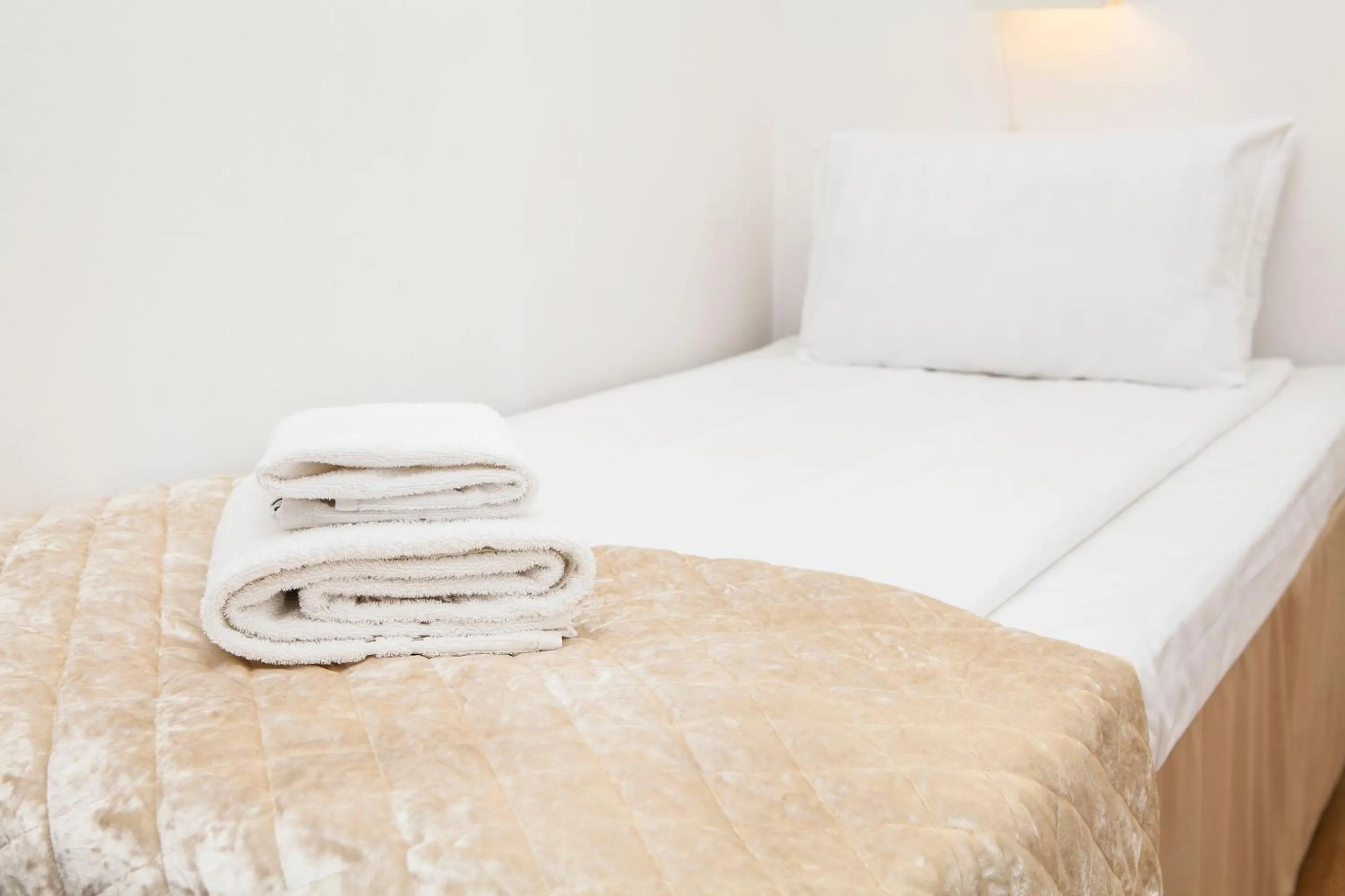 Bed in Hotel Expo Stockholm