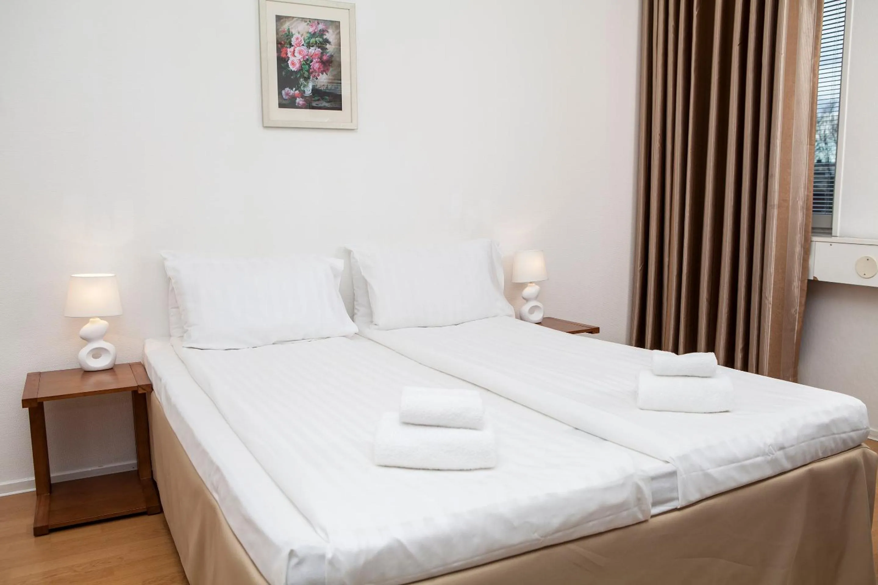 Bed in Hotel Expo Stockholm