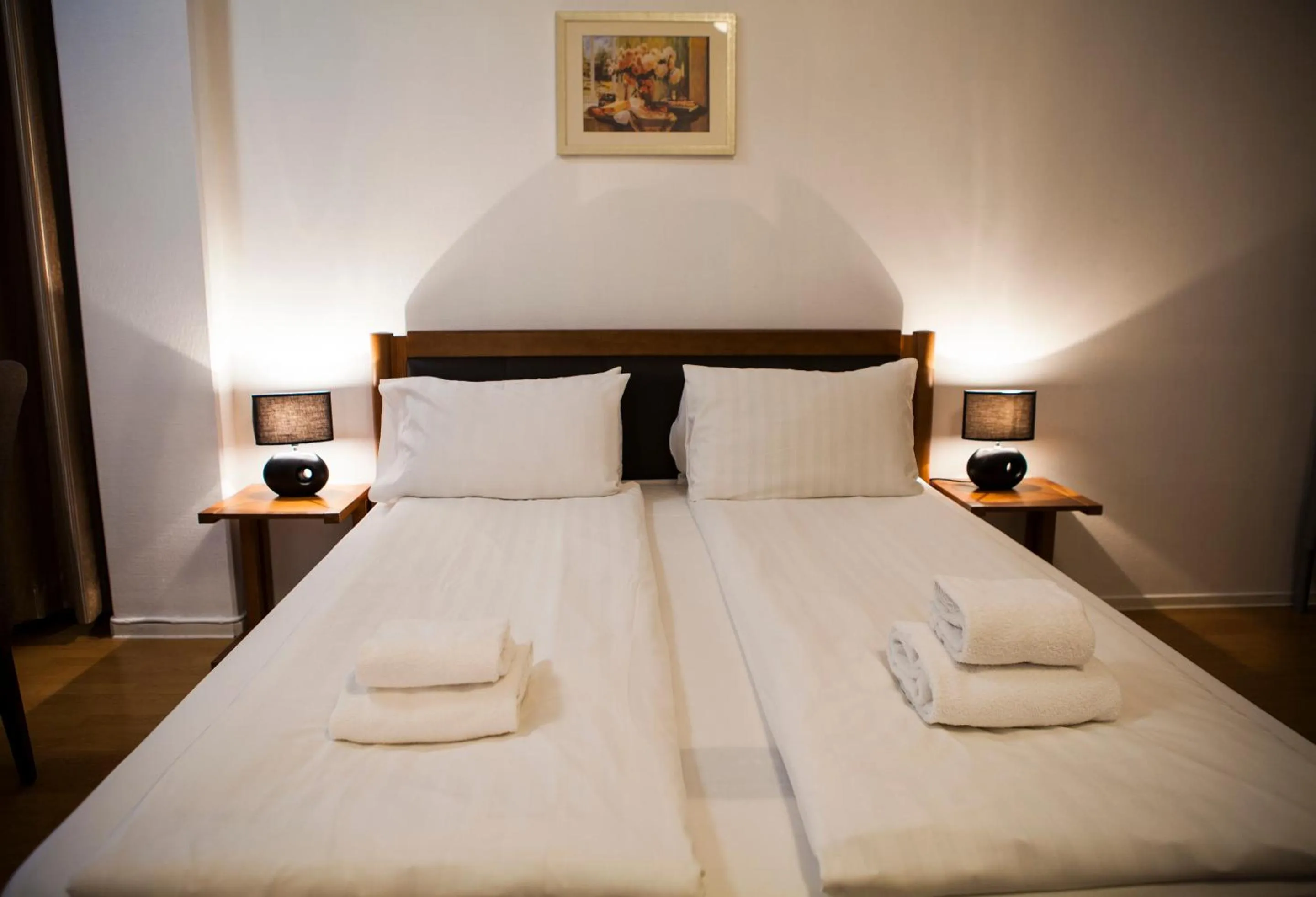 Bed in Hotel Expo Stockholm