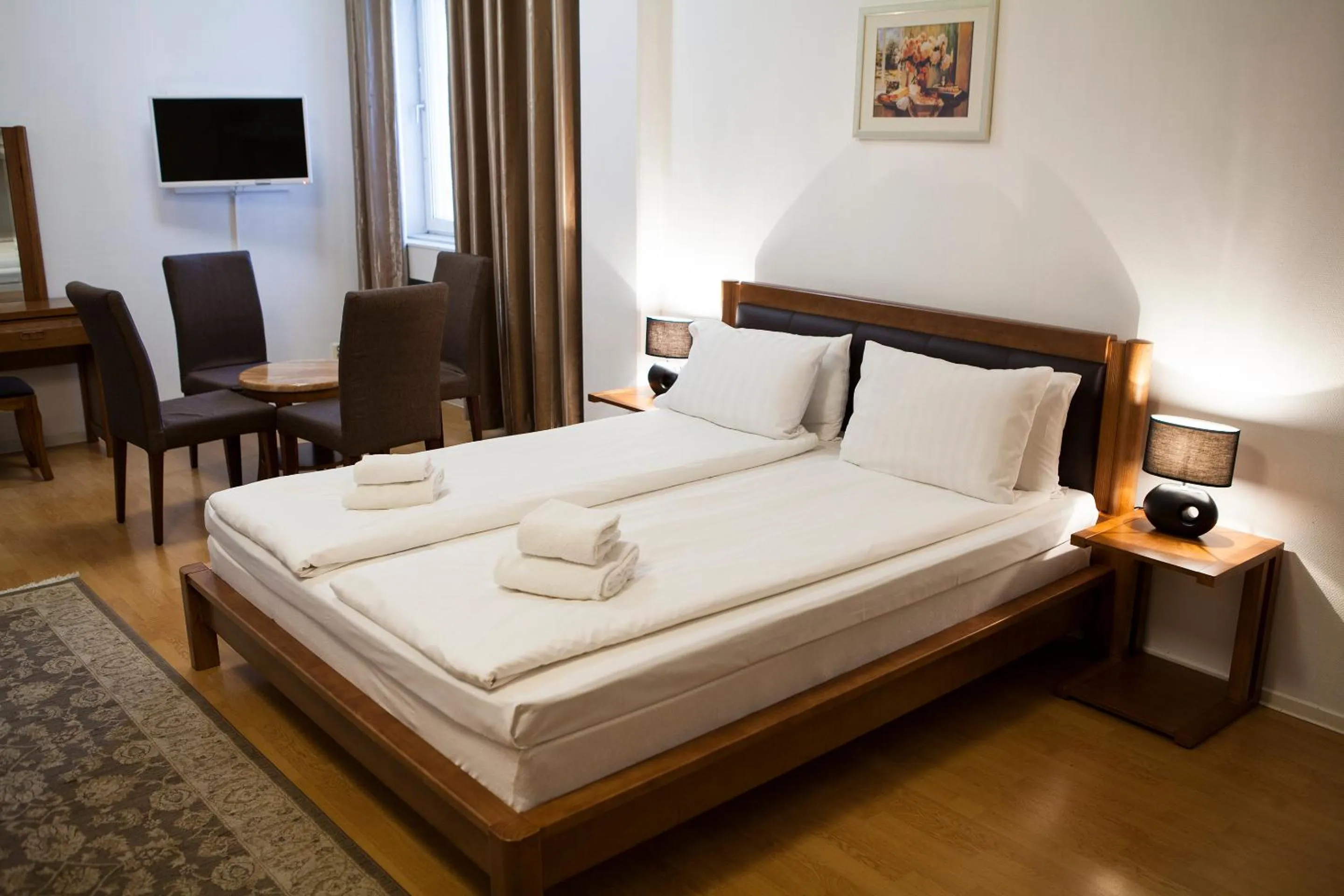 Bed in Hotel Expo Stockholm