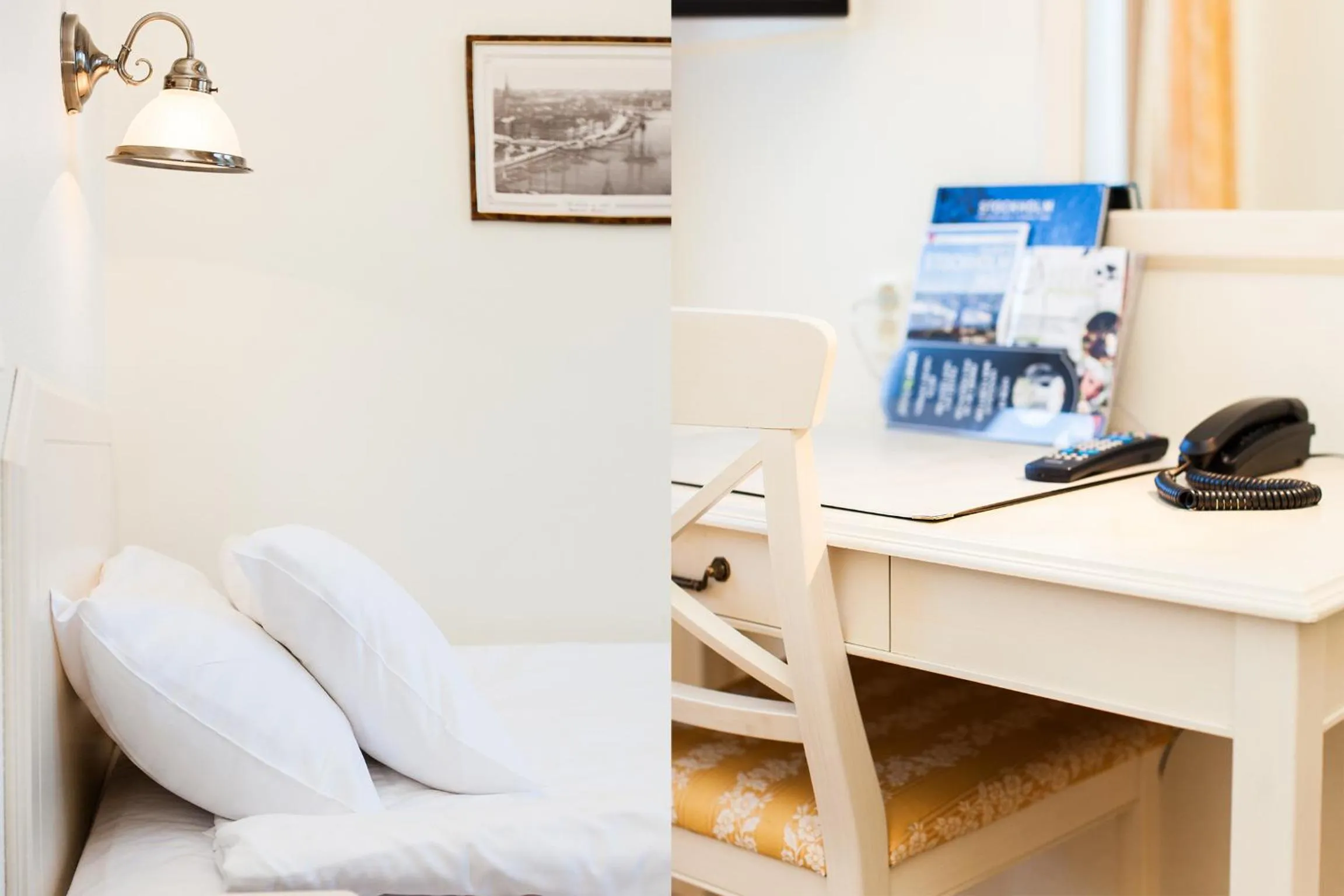 Bed in Hotel Expo Stockholm