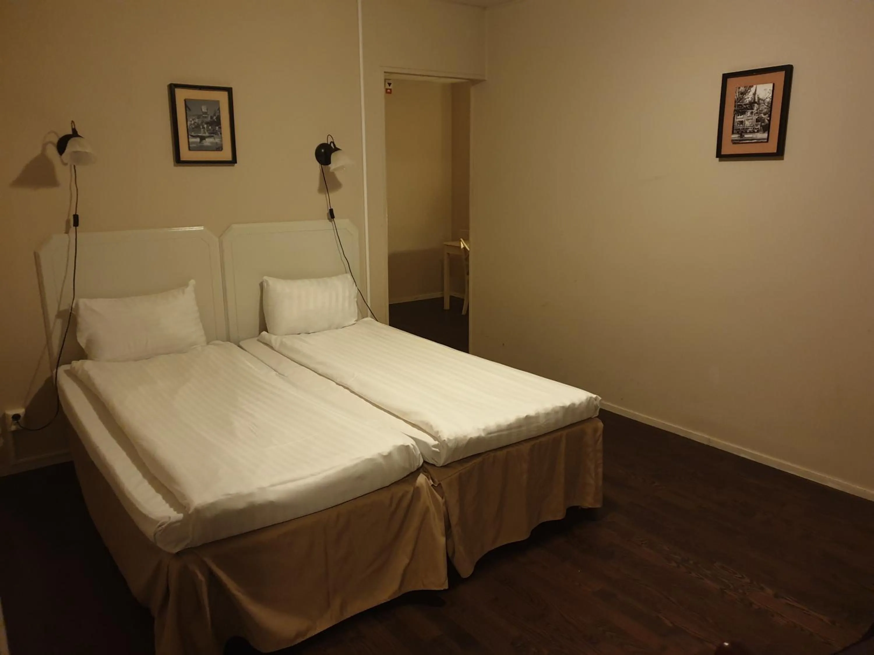 Bed in Hotel Expo Stockholm