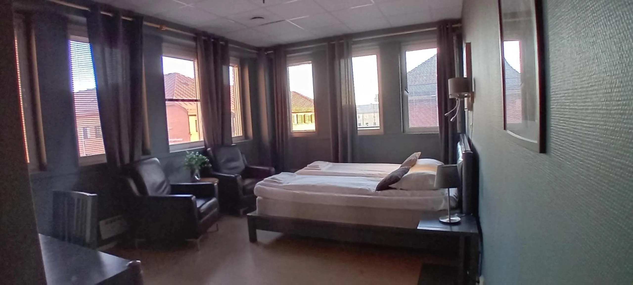 Bed in Hotel Expo Stockholm