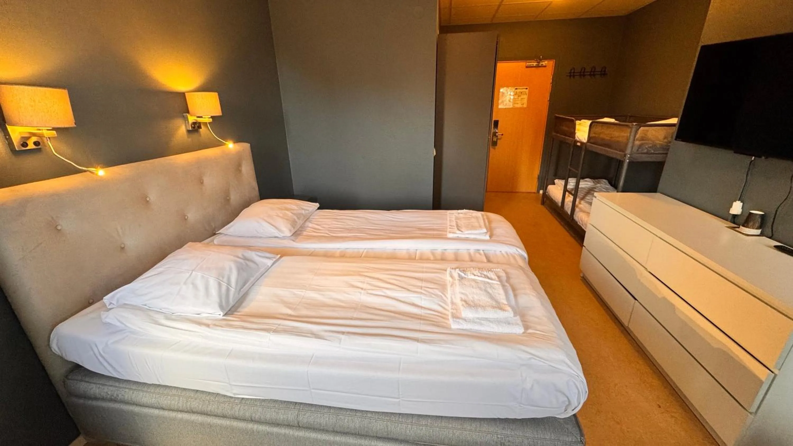 Bed in Hotel Expo Stockholm