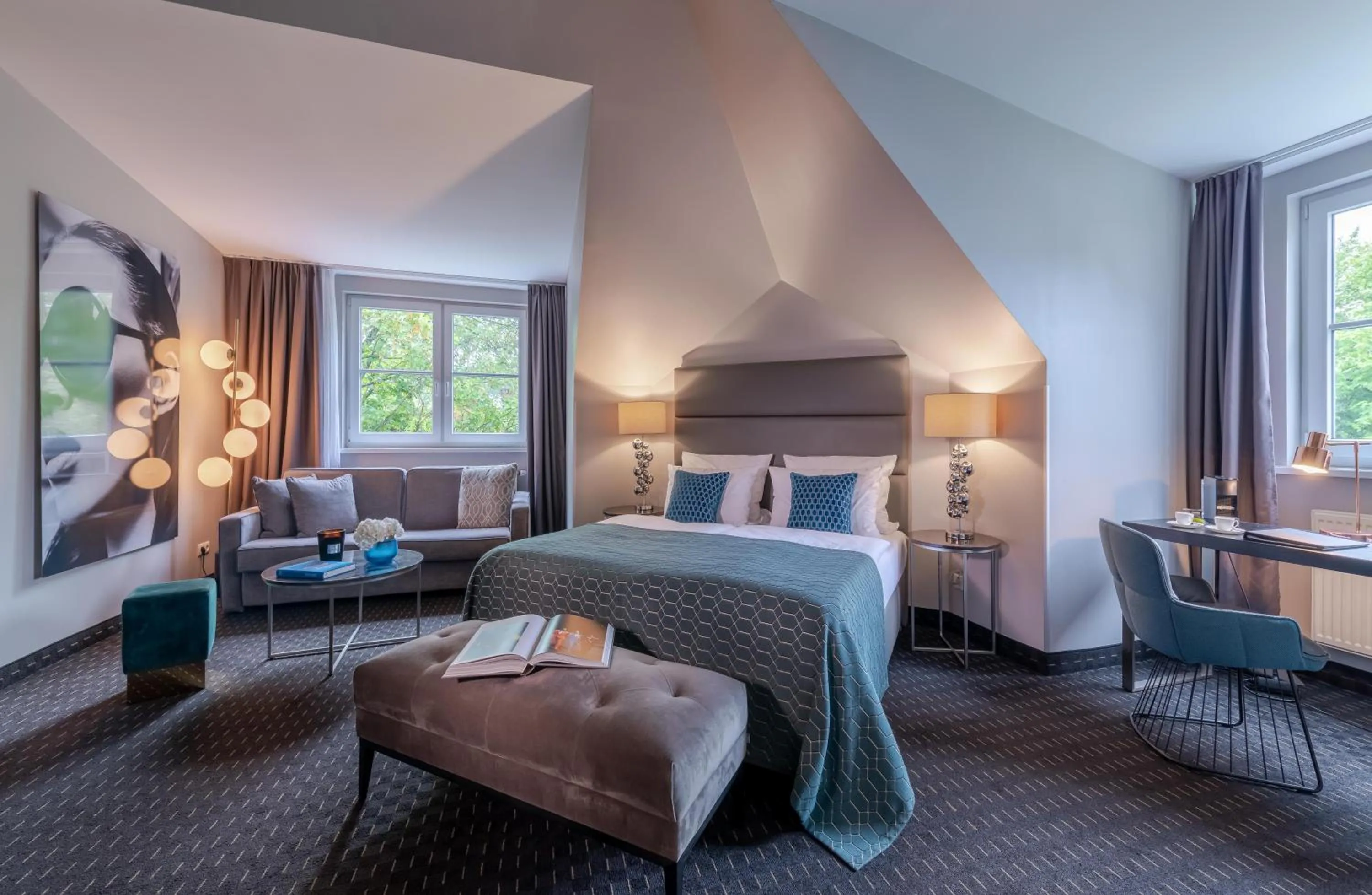 Bed in Hotel du Nord, Hamburg-Volksdorf