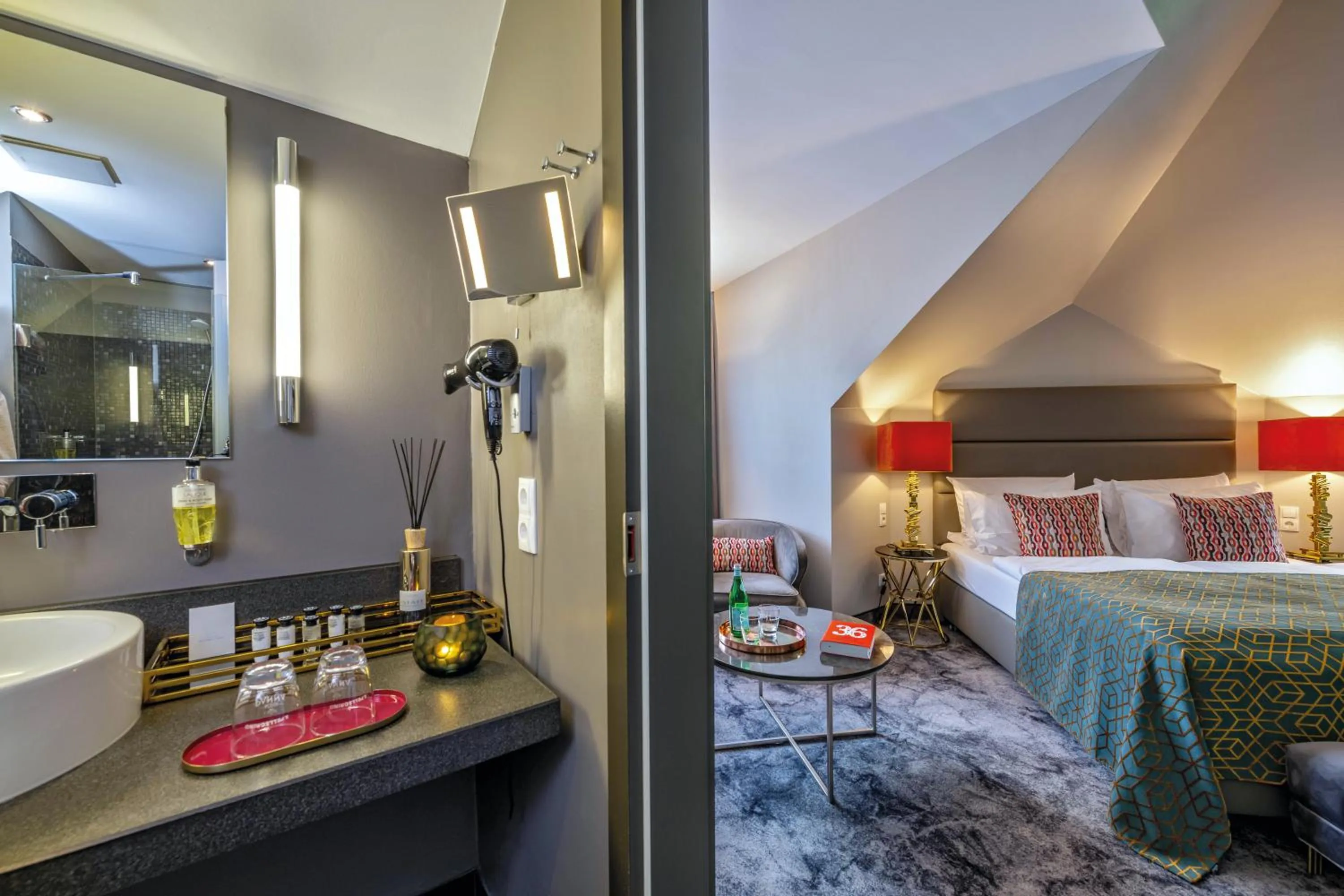 Bed in Hotel du Nord, Hamburg-Volksdorf