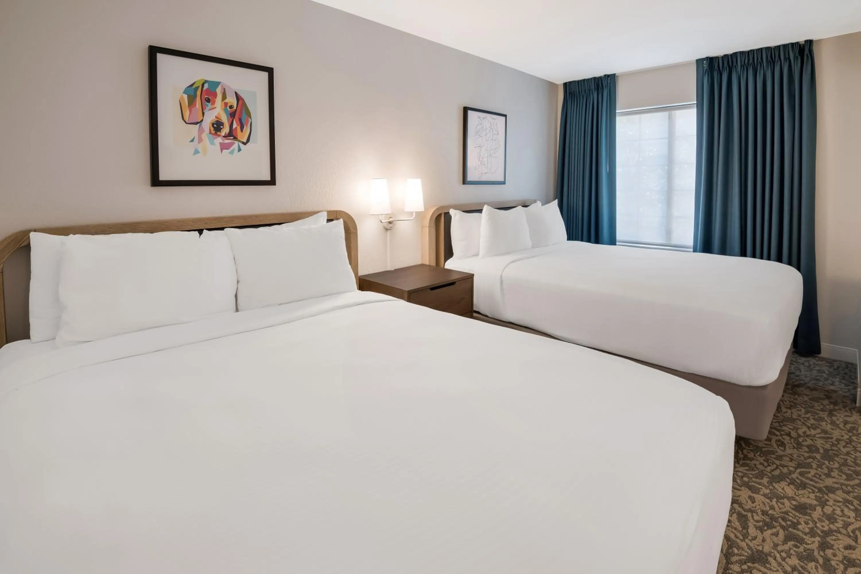 Bed in Sonesta ES Suites Austin The Domain Area - Newly Renovated