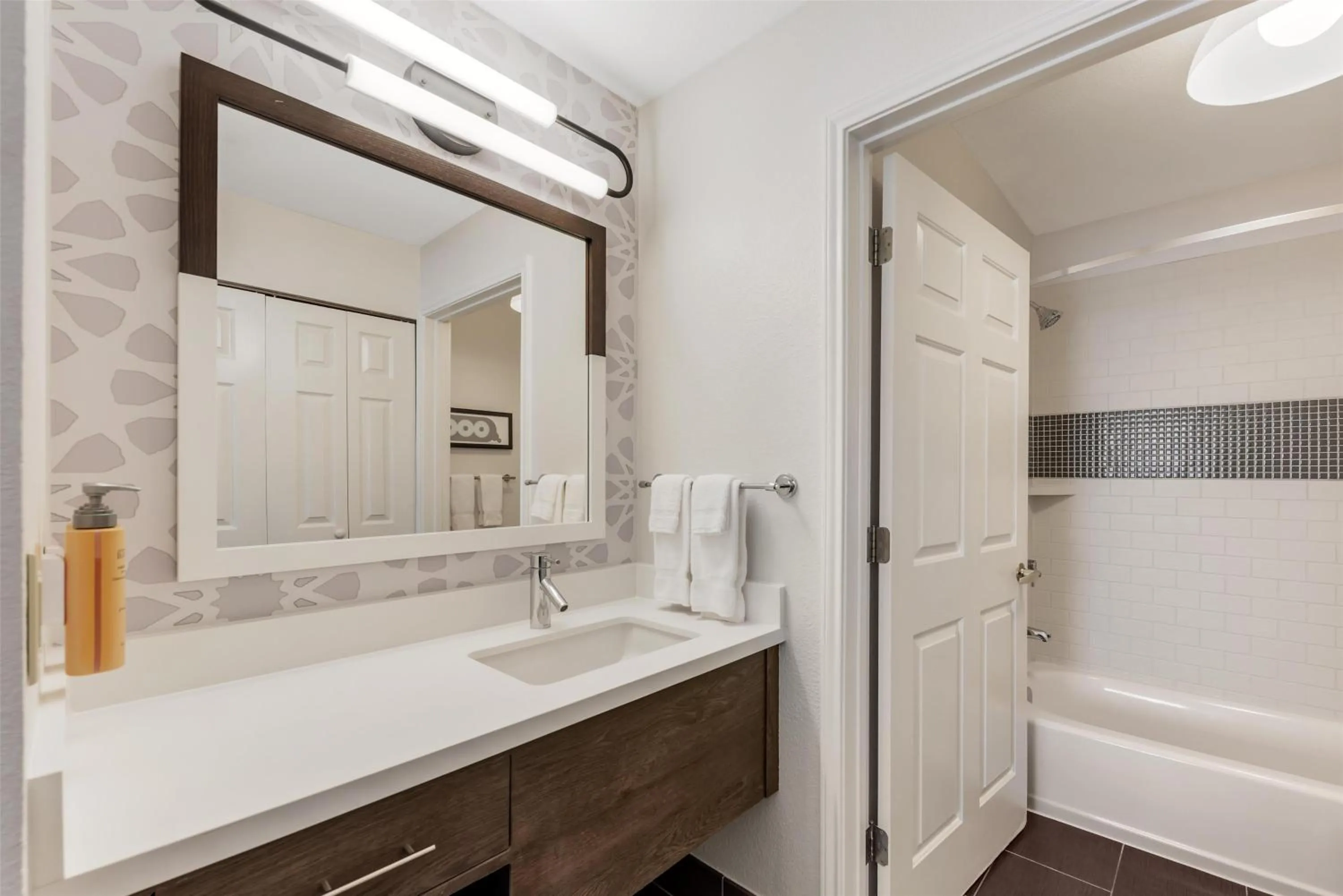 Bathroom in Sonesta ES Suites Austin The Domain Area - Newly Renovated