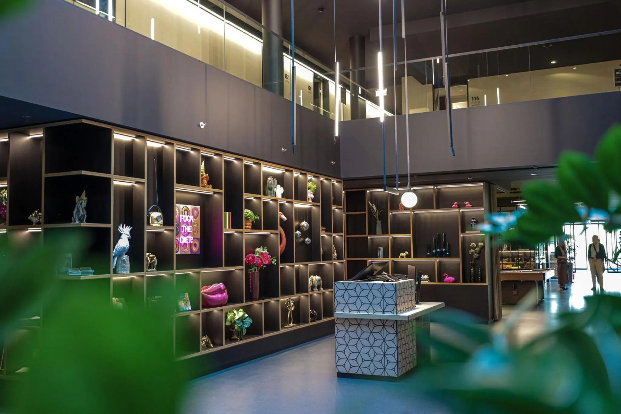 Lobby or reception in Revier Hotel Säntispark