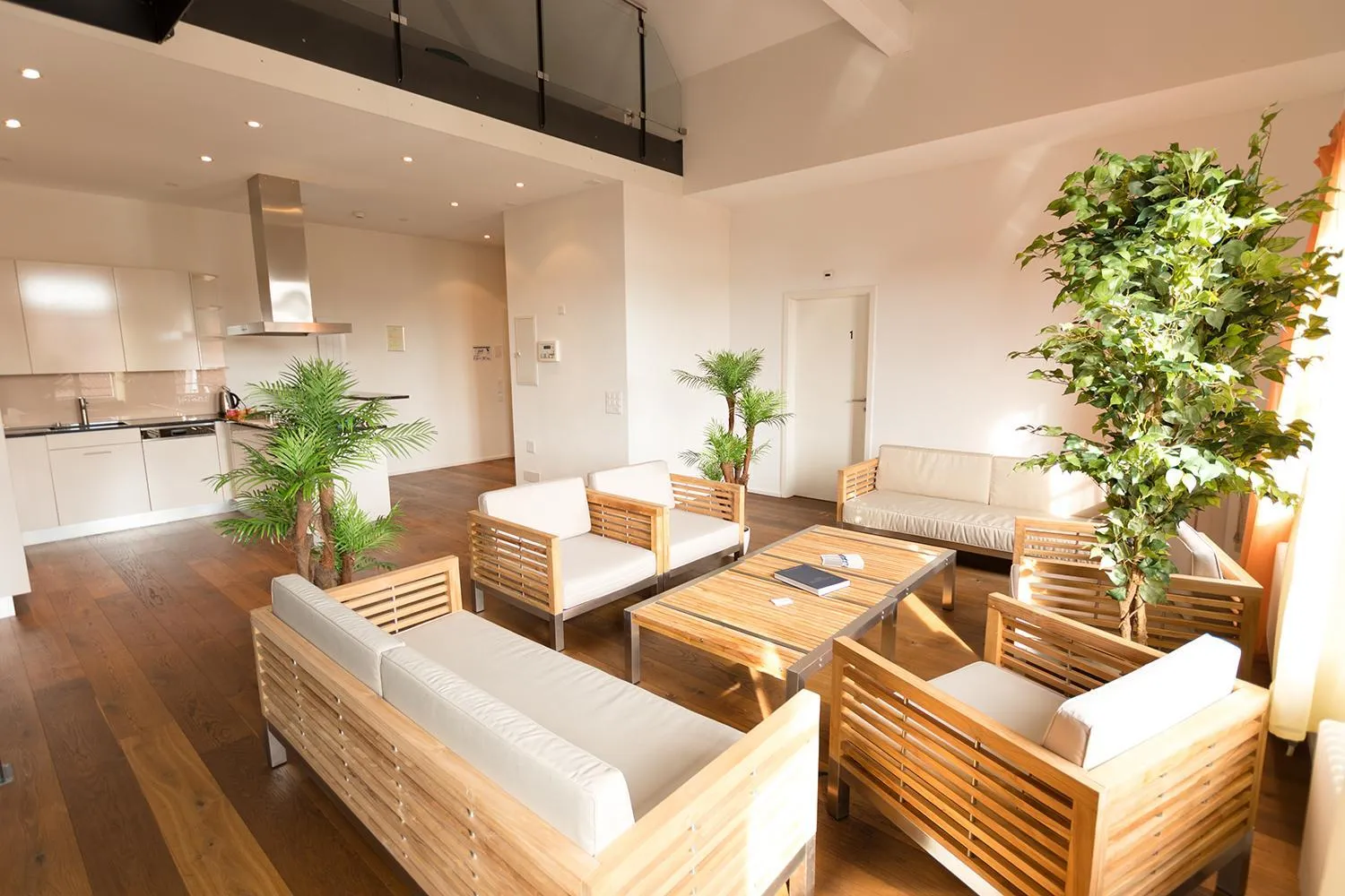 Communal lounge/ TV room in Hotel Bären