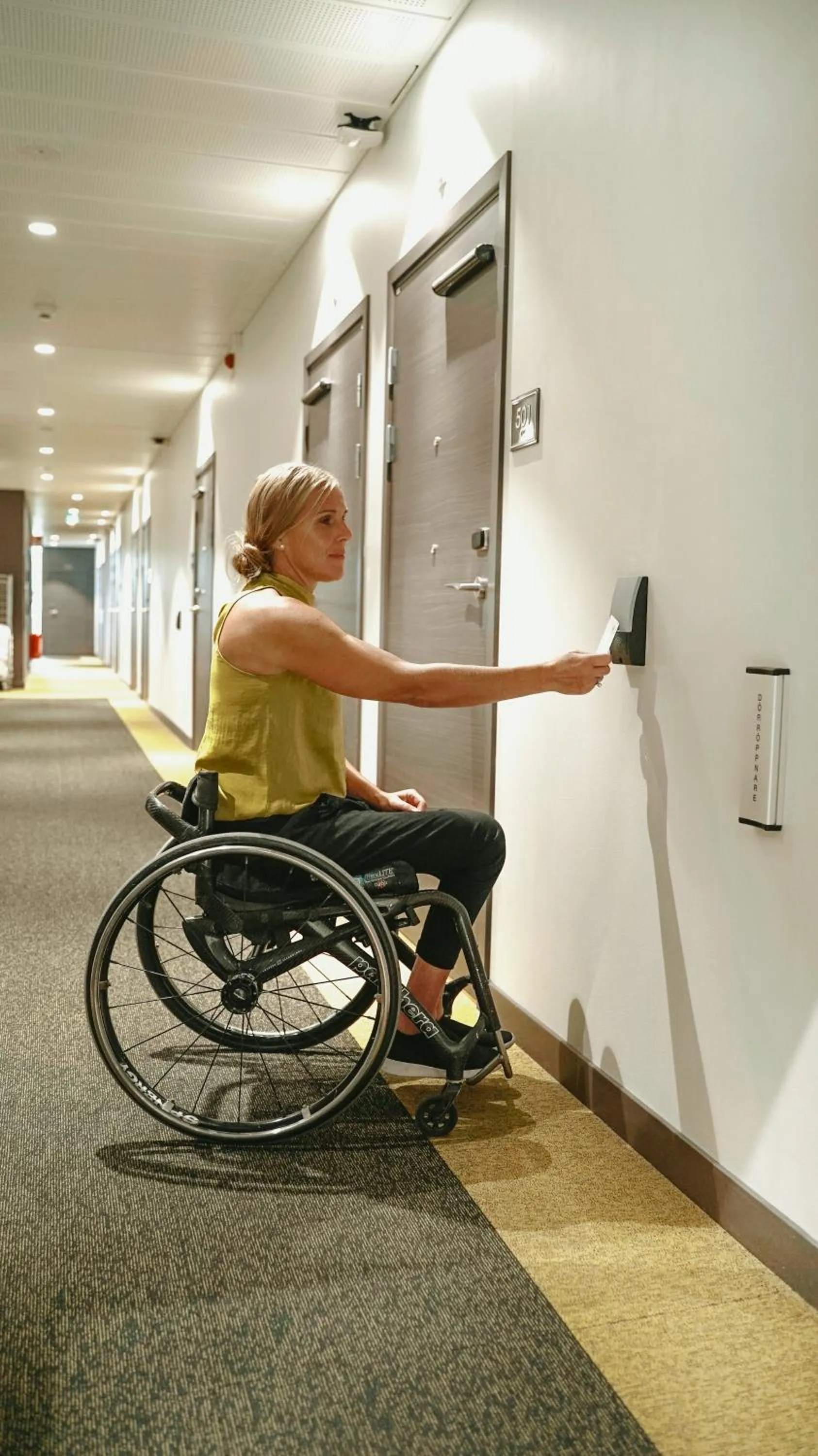 Facility for disabled guests in Quality Hotel Winn Haninge