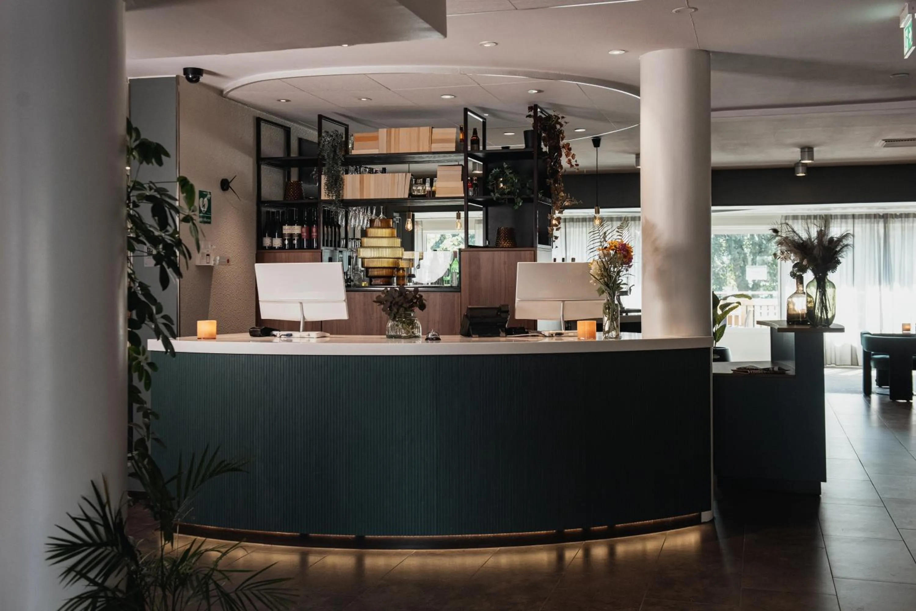 Lobby or reception in Home Hotel Kompaniet