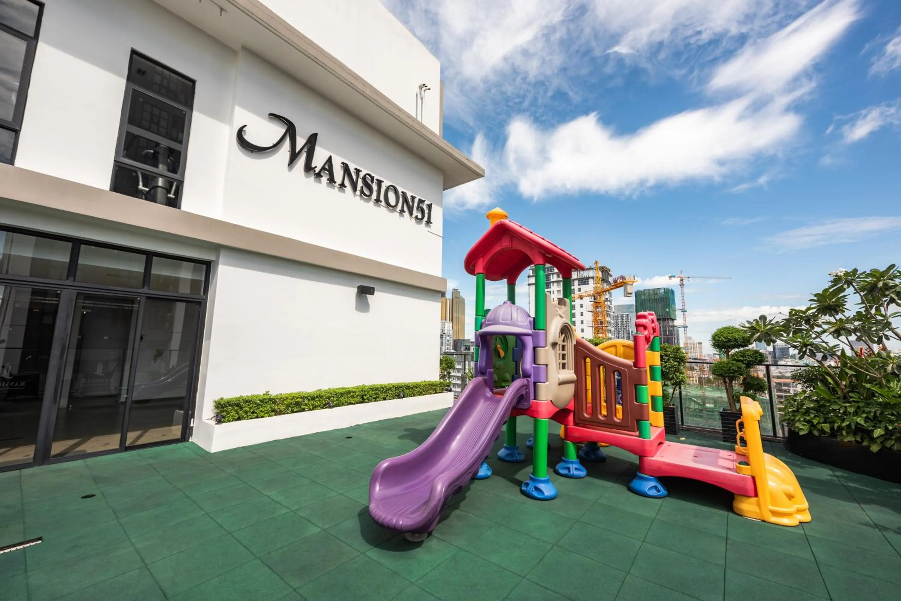 Children play ground in Mansion 51 Hotel & Apartment