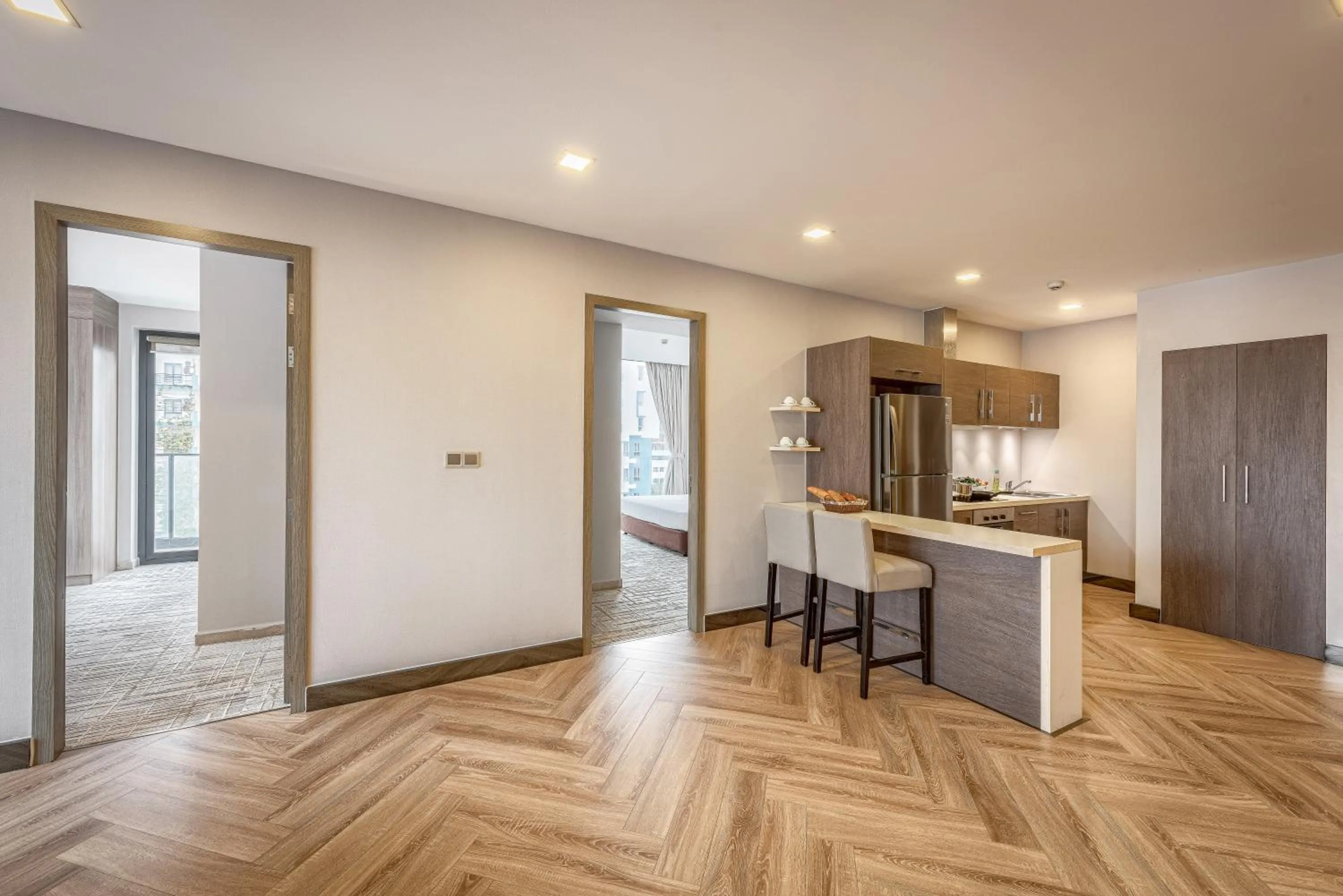 Kitchen or kitchenette in Mansion 51 Hotel & Apartment