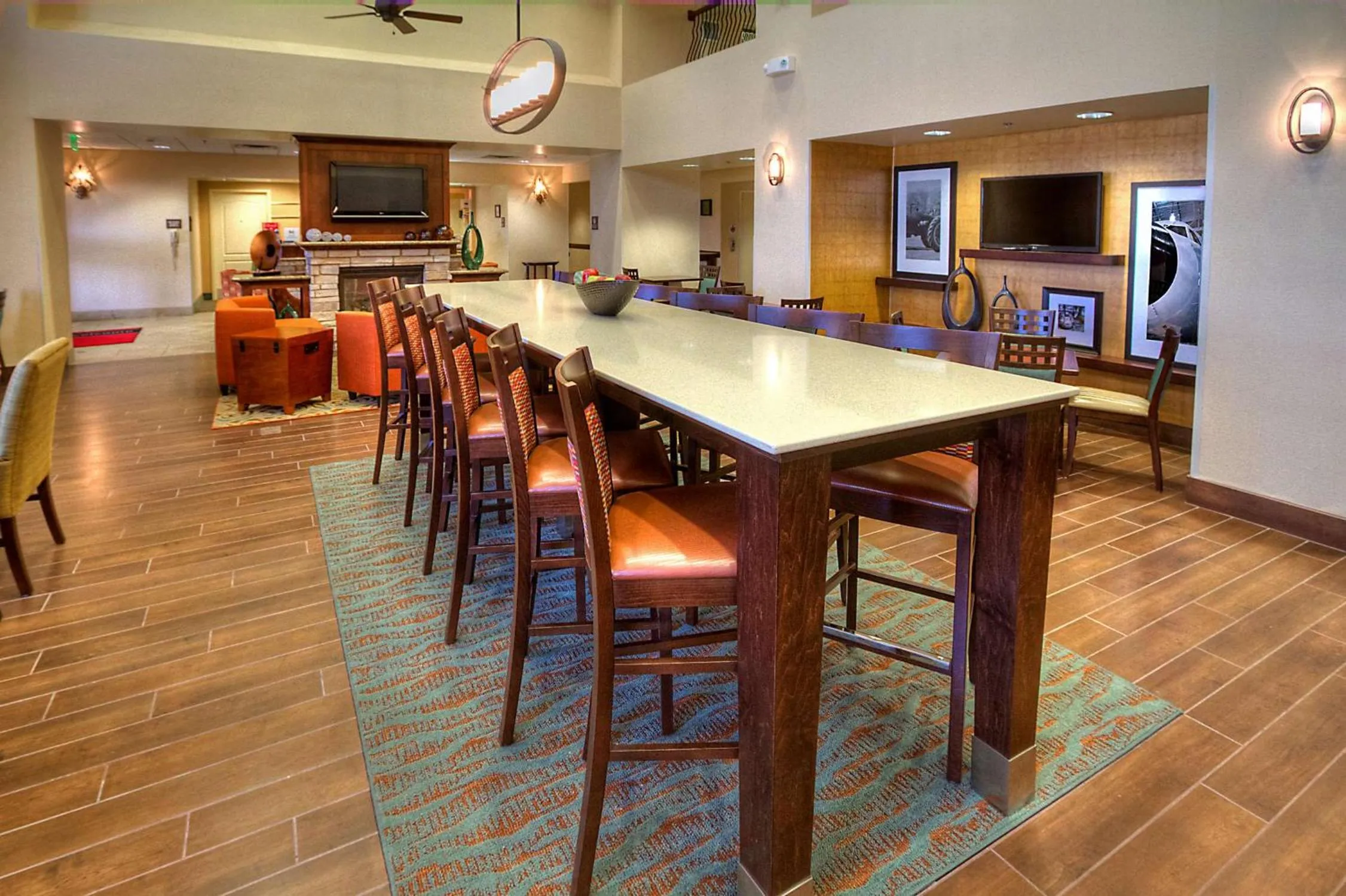 Lobby or reception in Hampton Inn & Suites Altus