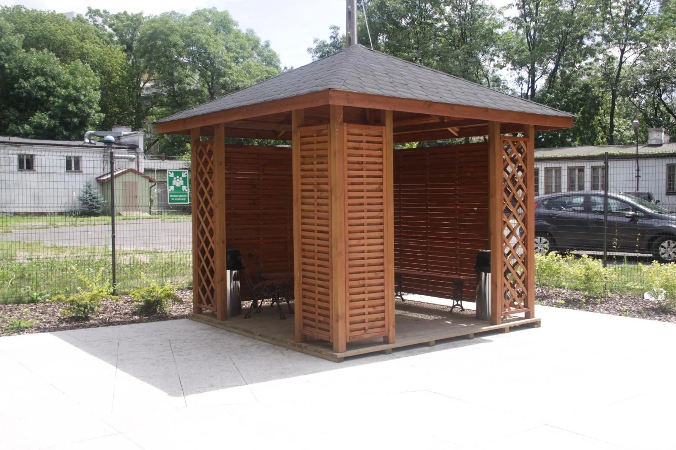 BBQ facilities in Dom Pomocy Studentom