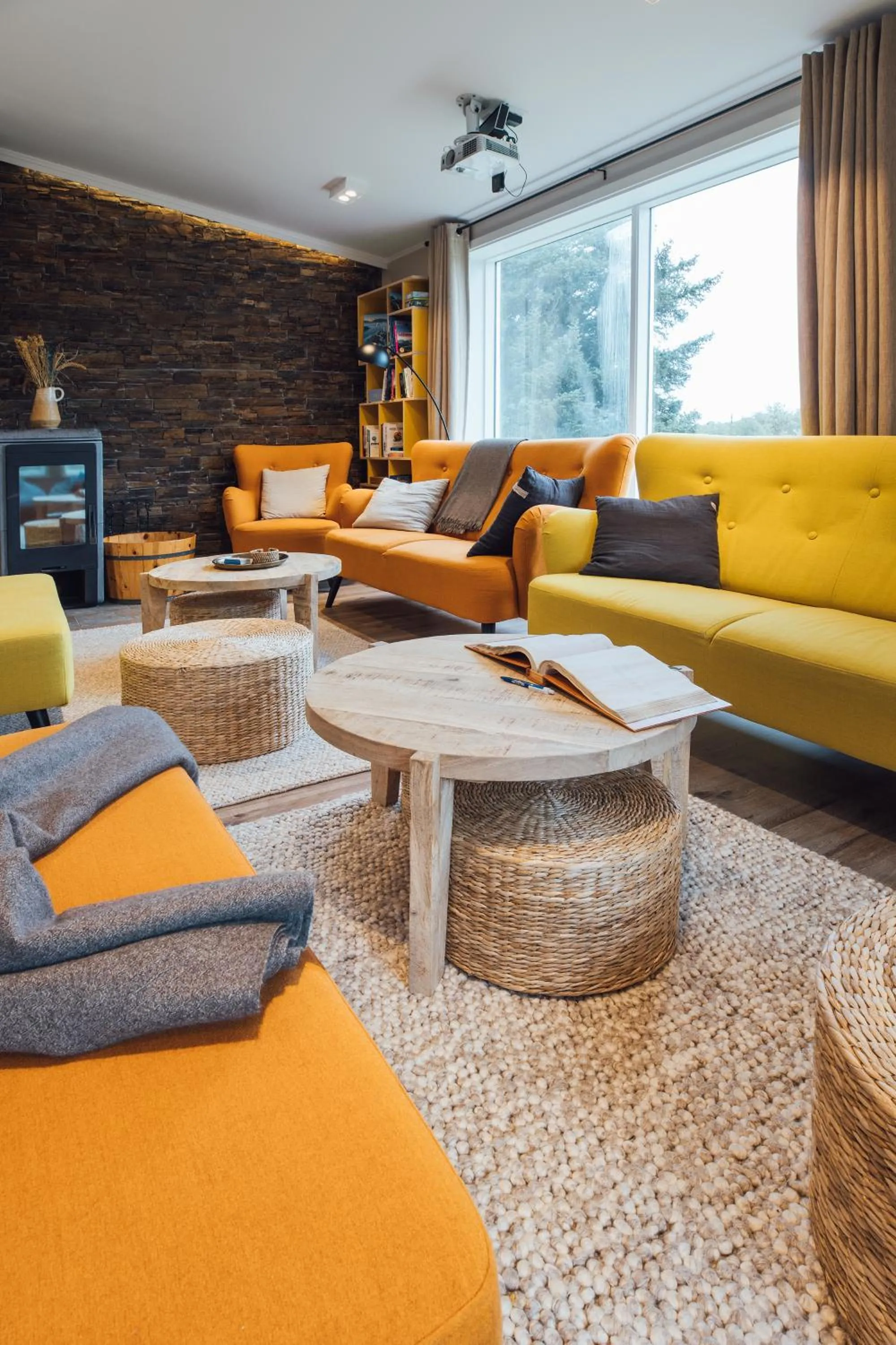 Living room in Lofoten Planet - Boutique Hotel