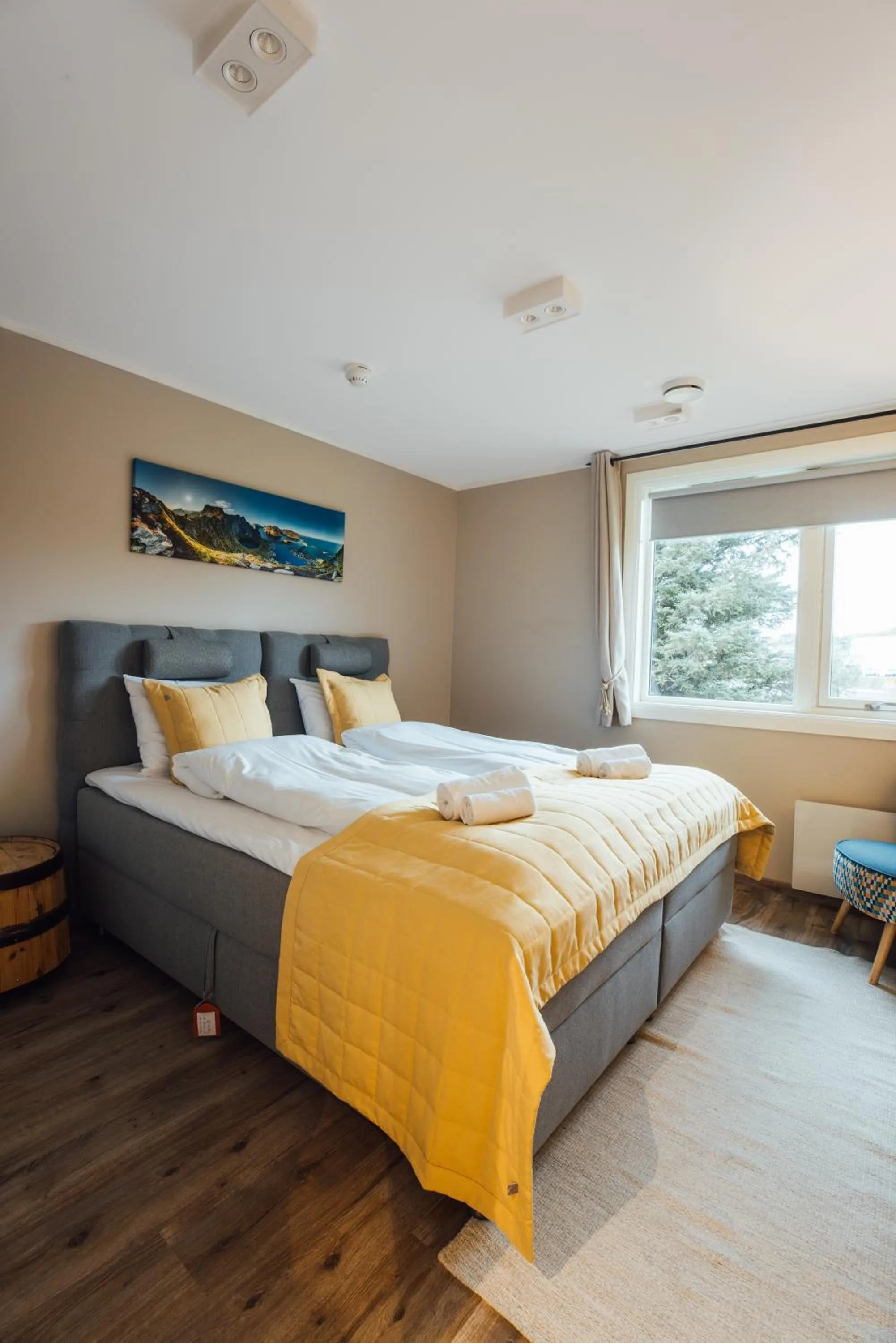 Bedroom, Bed in Lofoten Planet - Boutique Hotel
