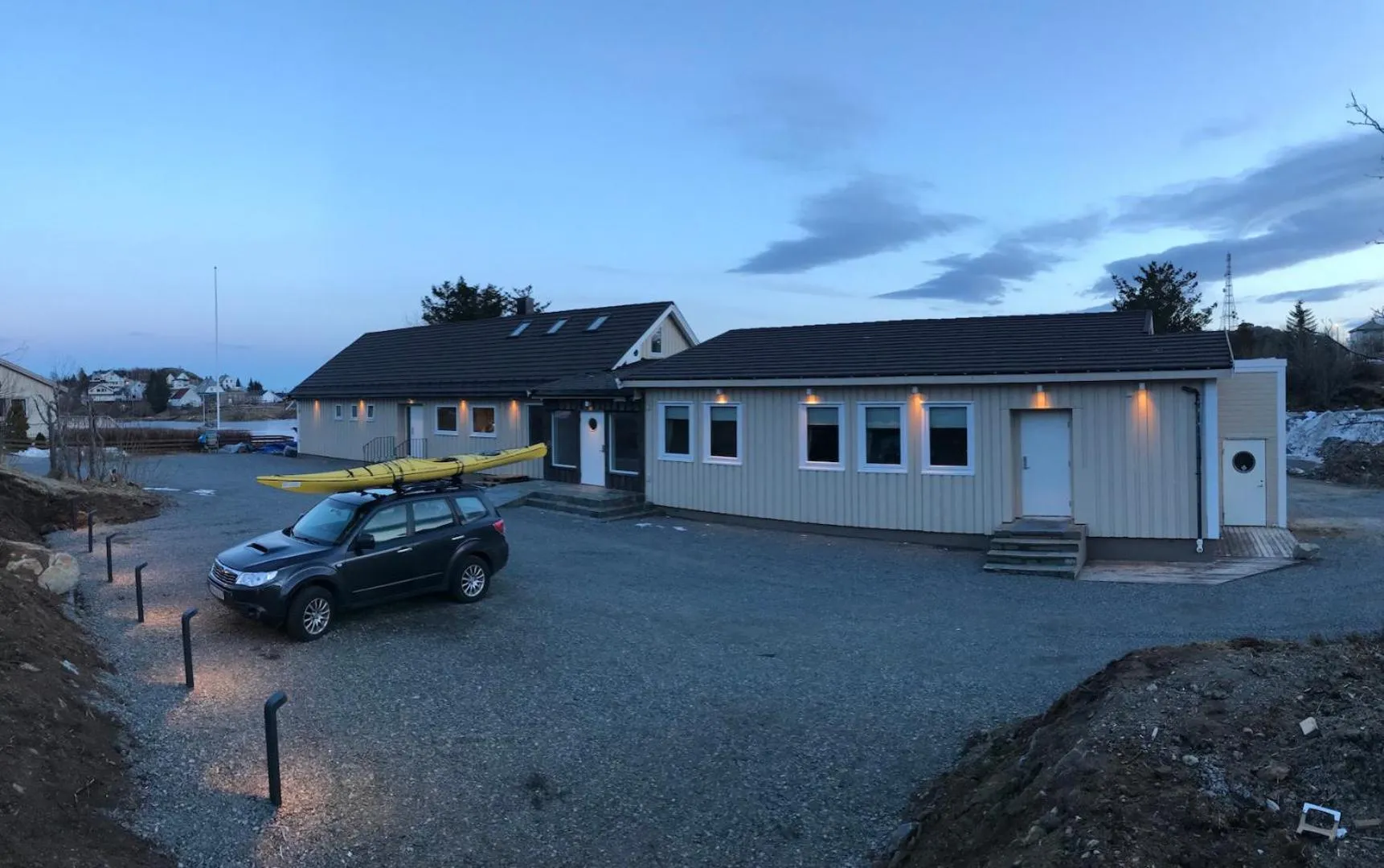 Parking in Lofoten Planet - Boutique Hotel