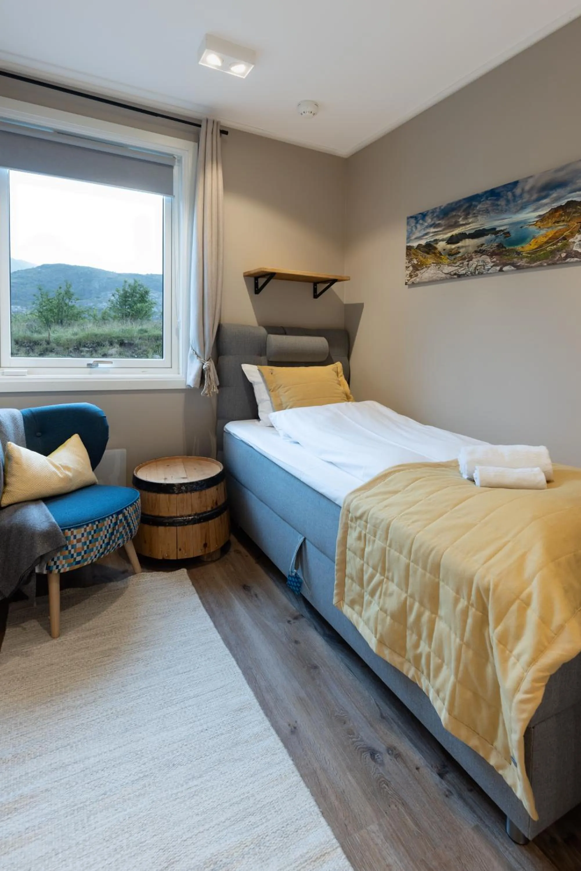 Bedroom, Bed in Lofoten Planet - Boutique Hotel