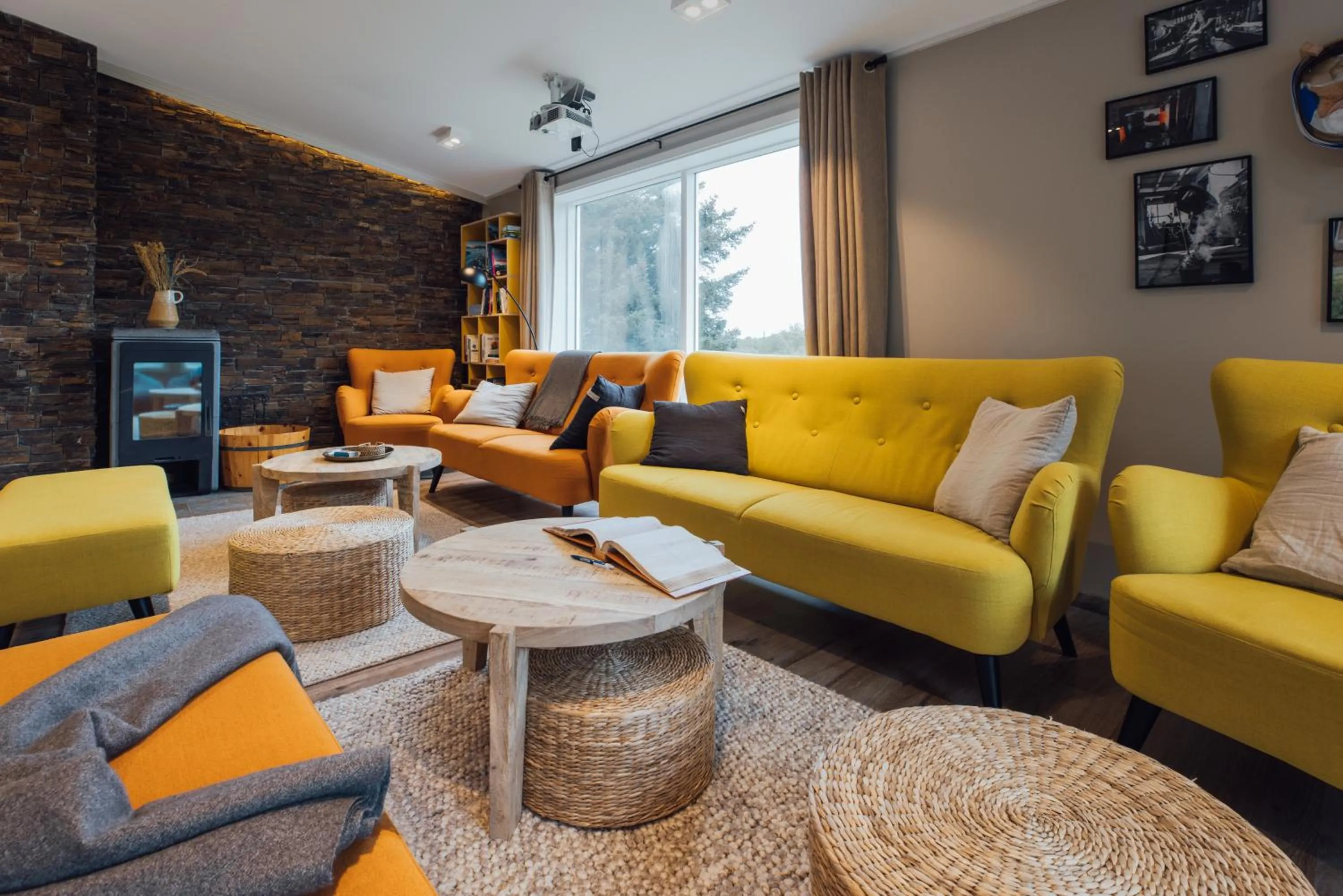 Living room in Lofoten Planet - Boutique Hotel