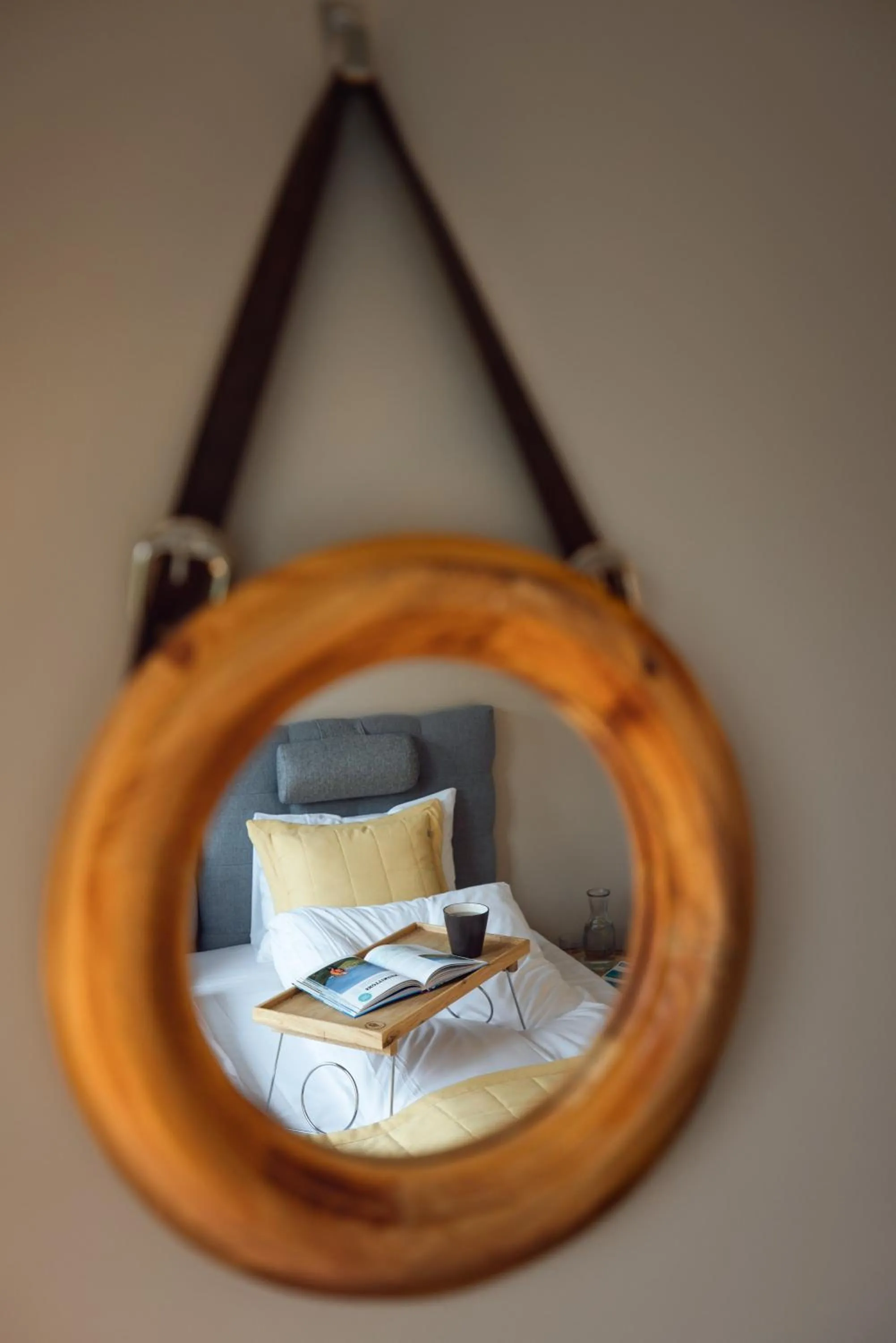 Decorative detail, Bed in Lofoten Planet - Boutique Hotel