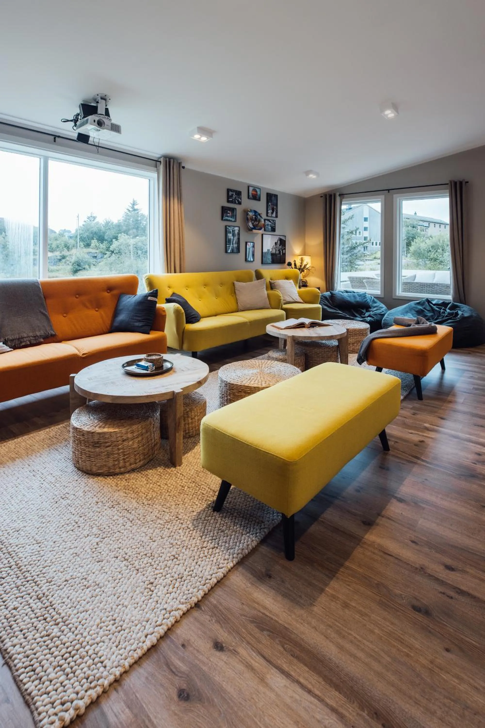 Living room in Lofoten Planet - Boutique Hotel