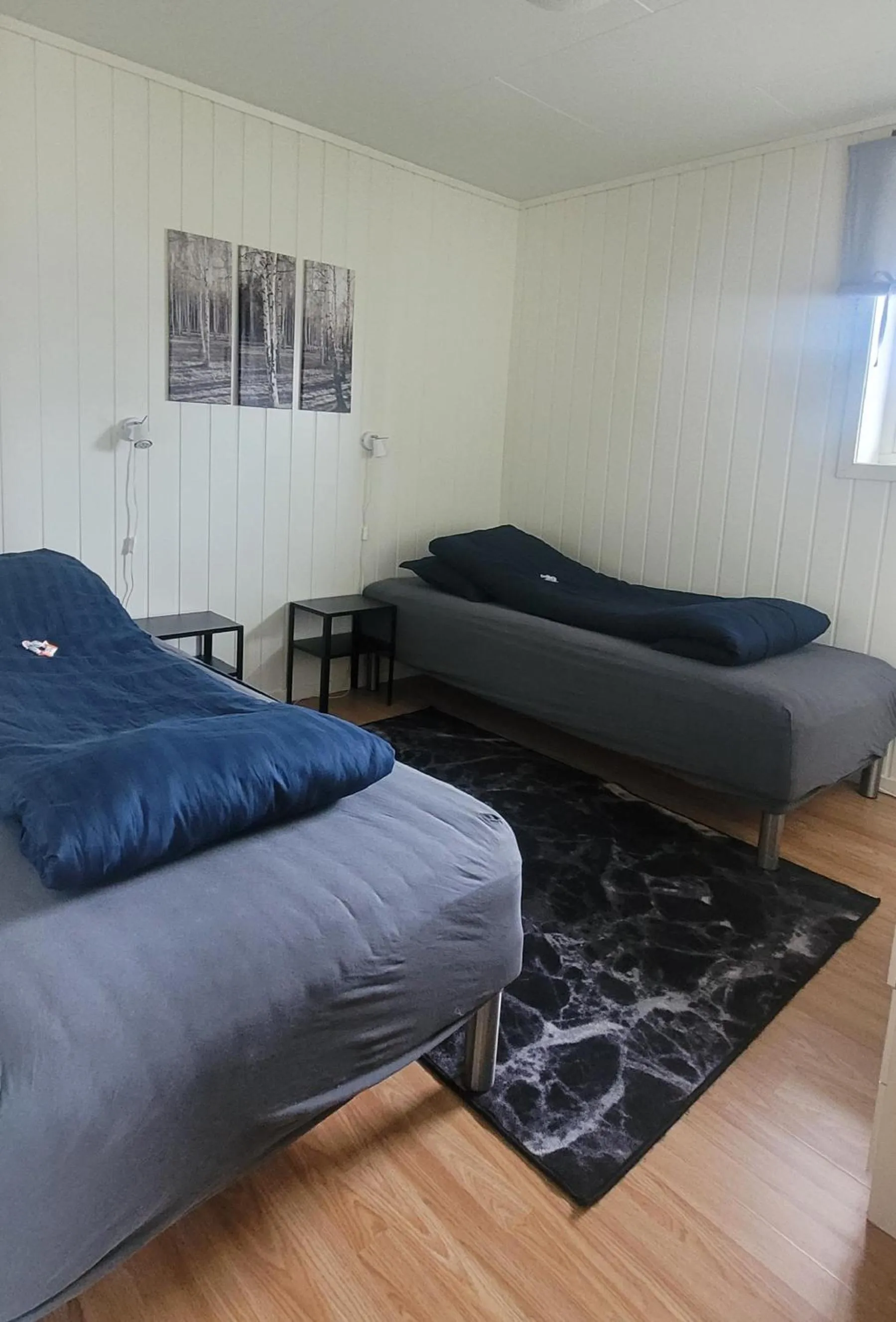 Bedroom, Bed in Hansnes Havfiske