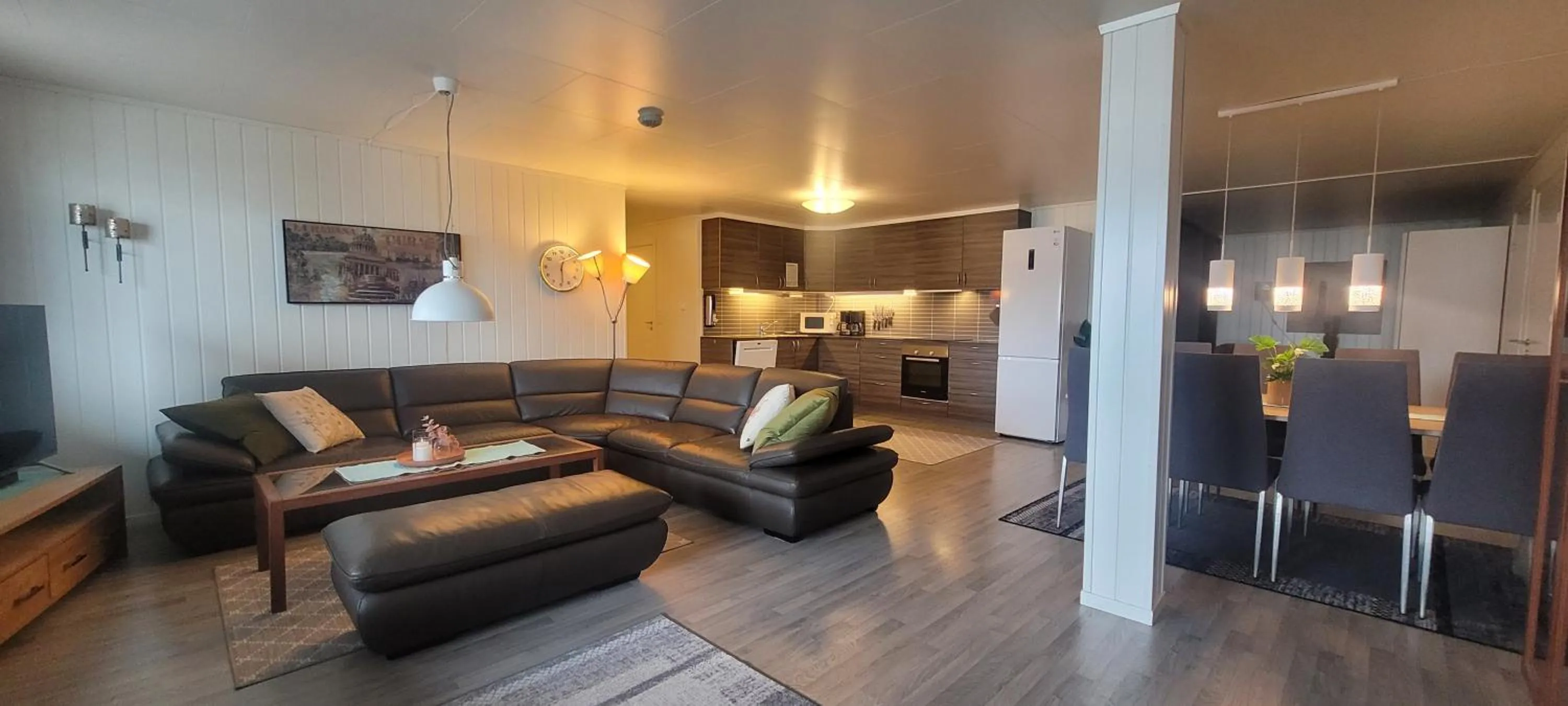 Living room in Hansnes Havfiske