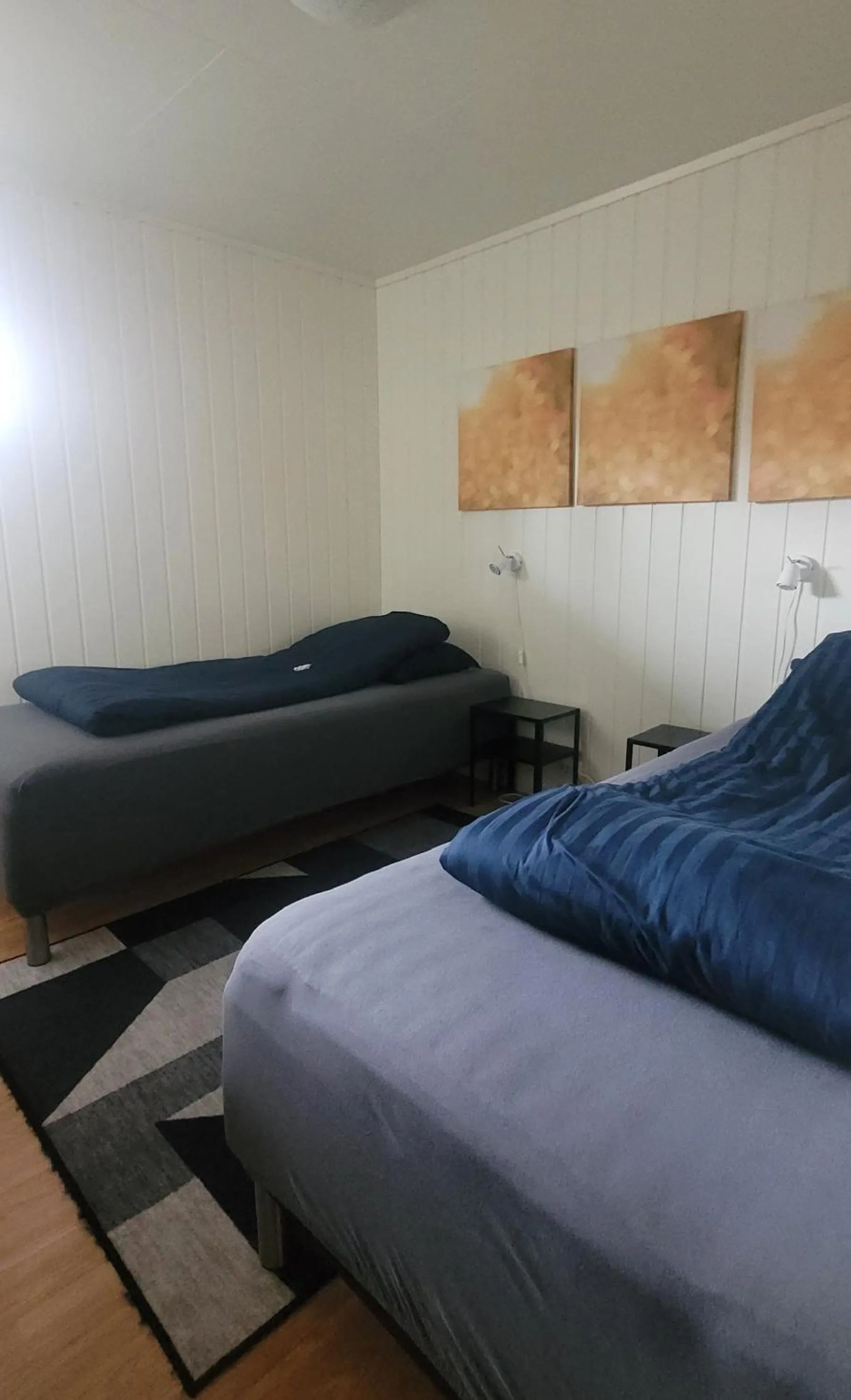Bedroom, Bed in Hansnes Havfiske