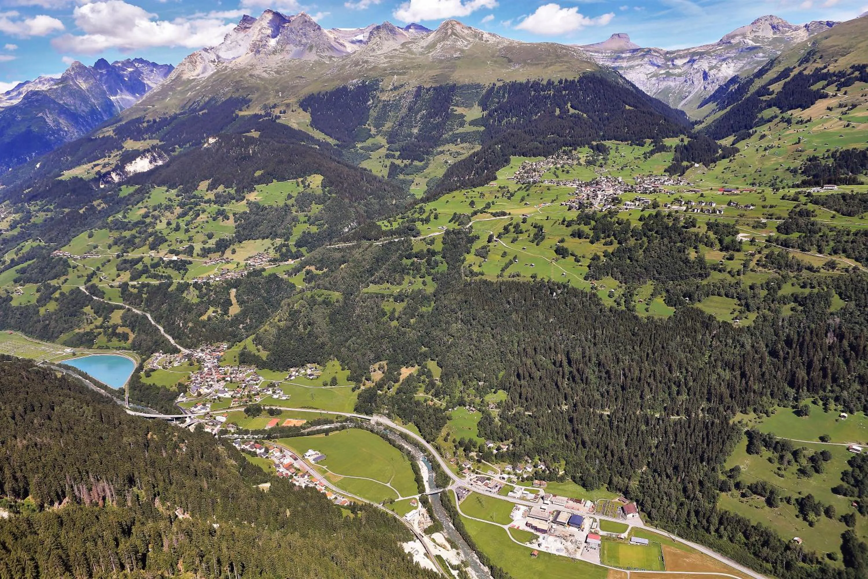 Bird's eye view in Ustria Crusch Alva
