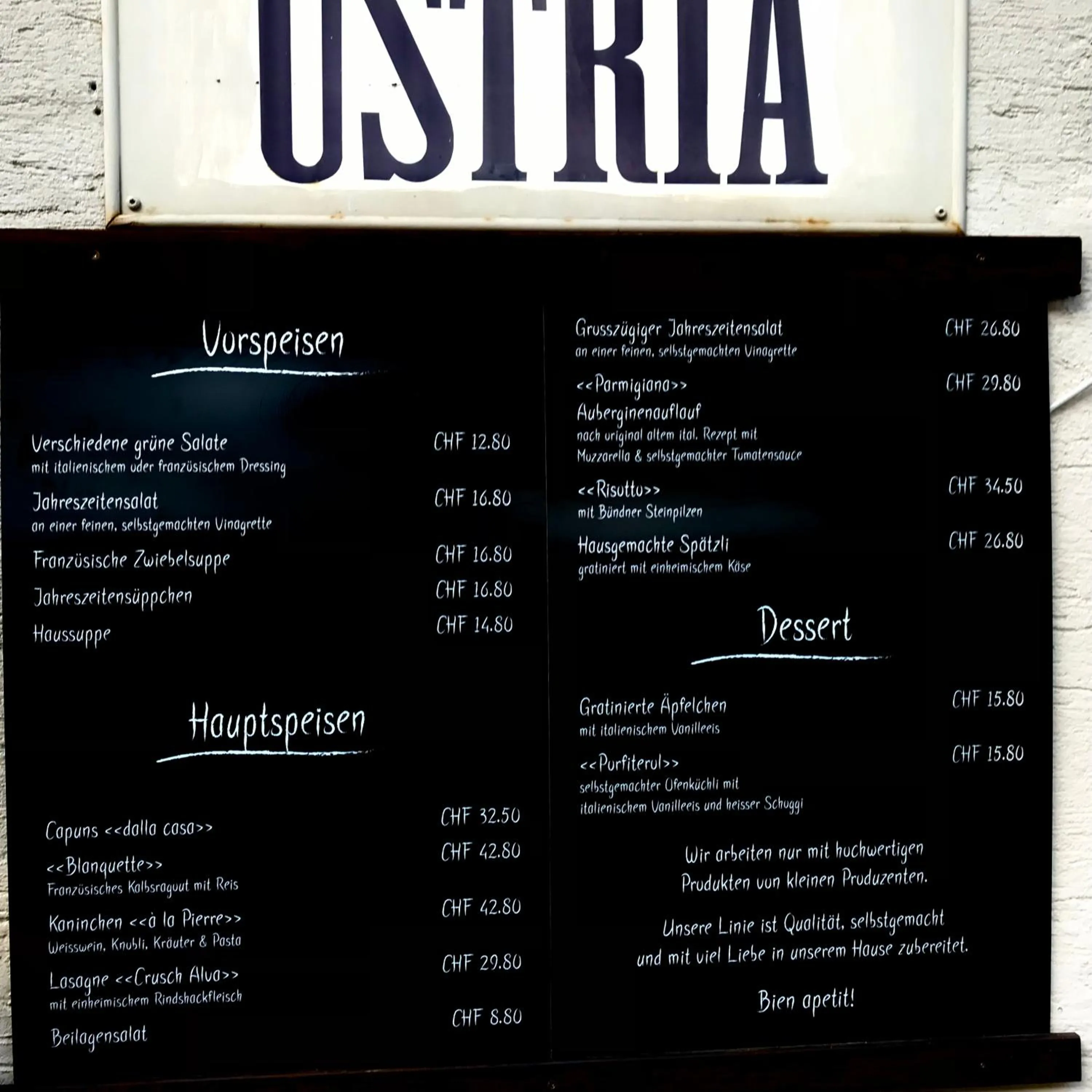 Logo/Certificate/Sign in Ustria Crusch Alva