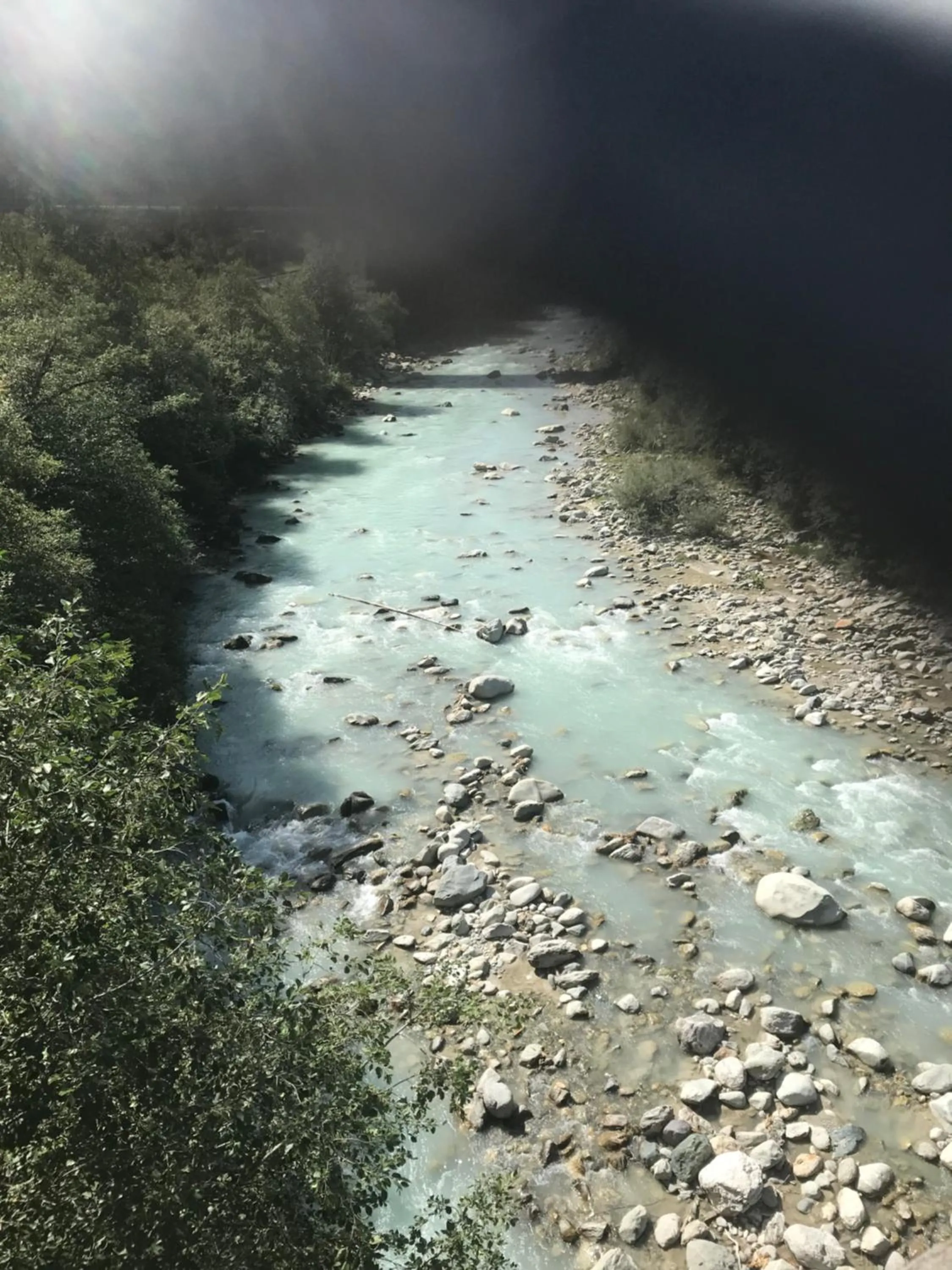 River view in Ustria Crusch Alva