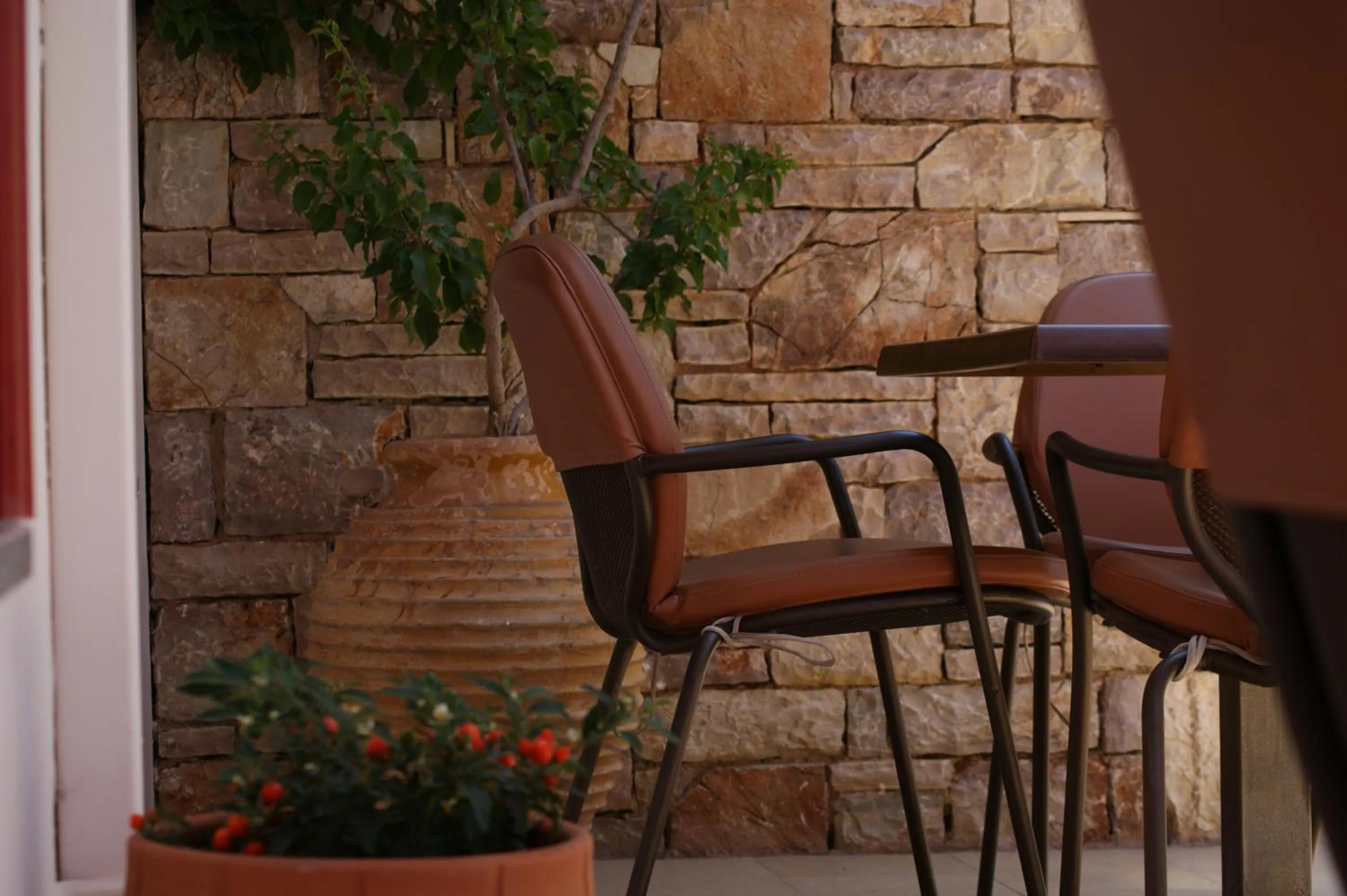 Balcony/Terrace in Aposperides Hotel