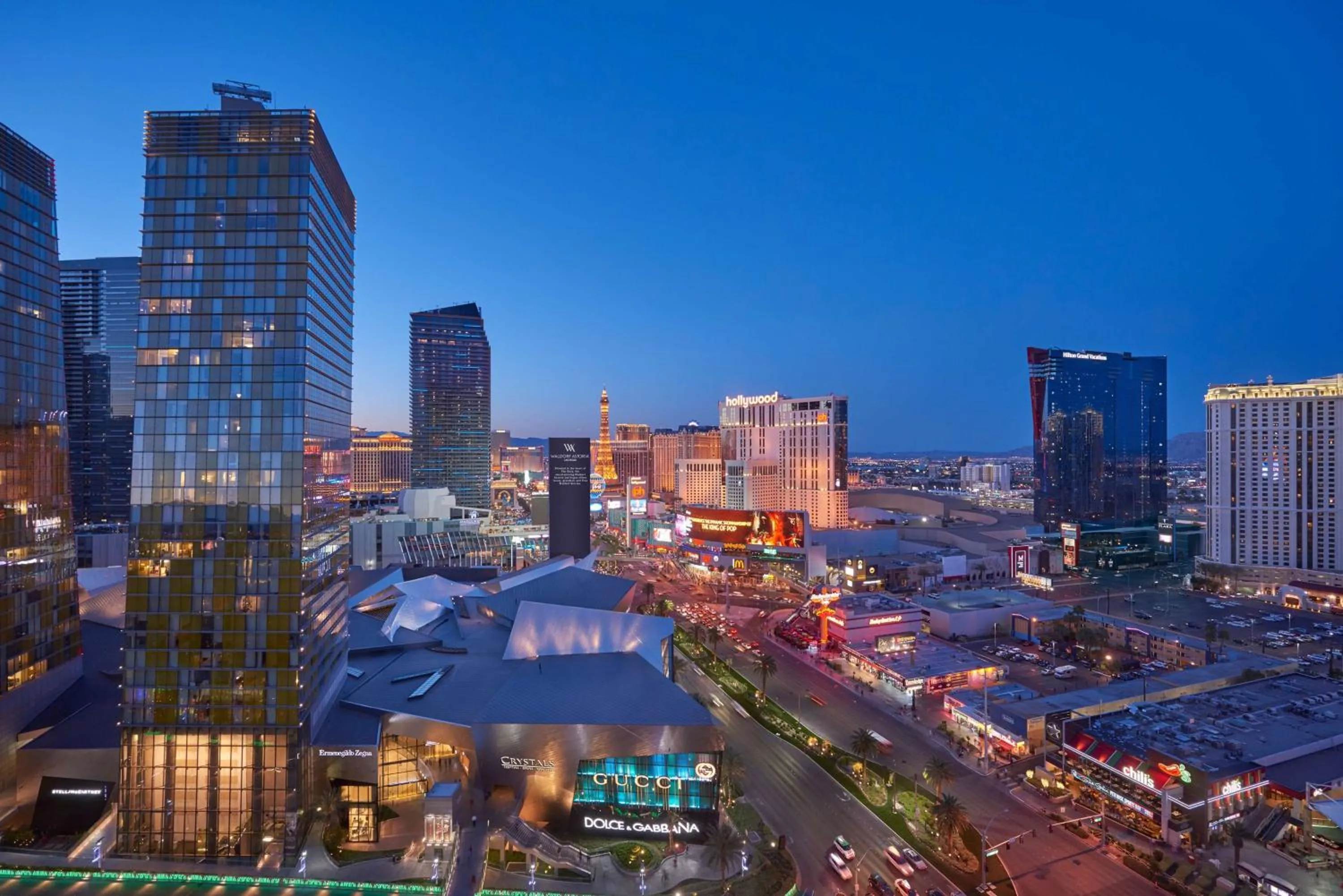 Property building in Waldorf Astoria Las Vegas