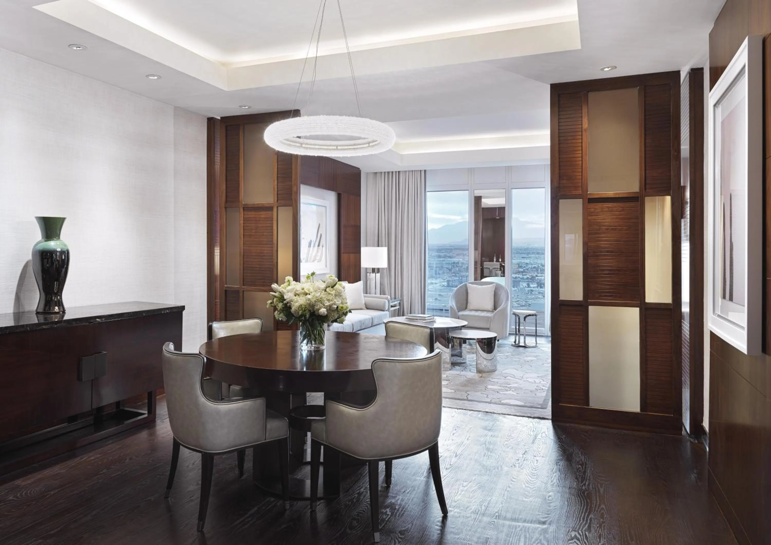 Living room in Waldorf Astoria Las Vegas