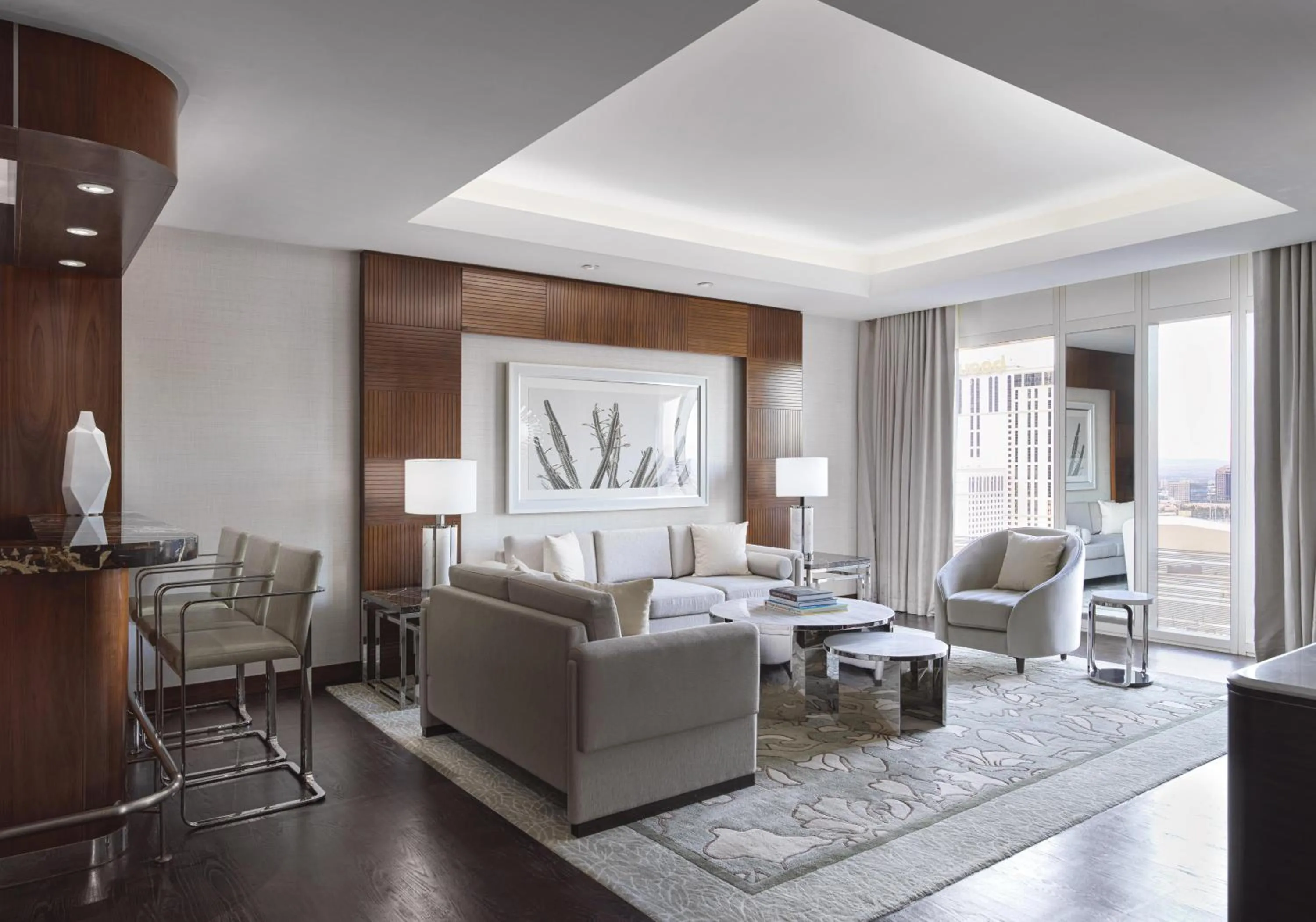 Living room in Waldorf Astoria Las Vegas