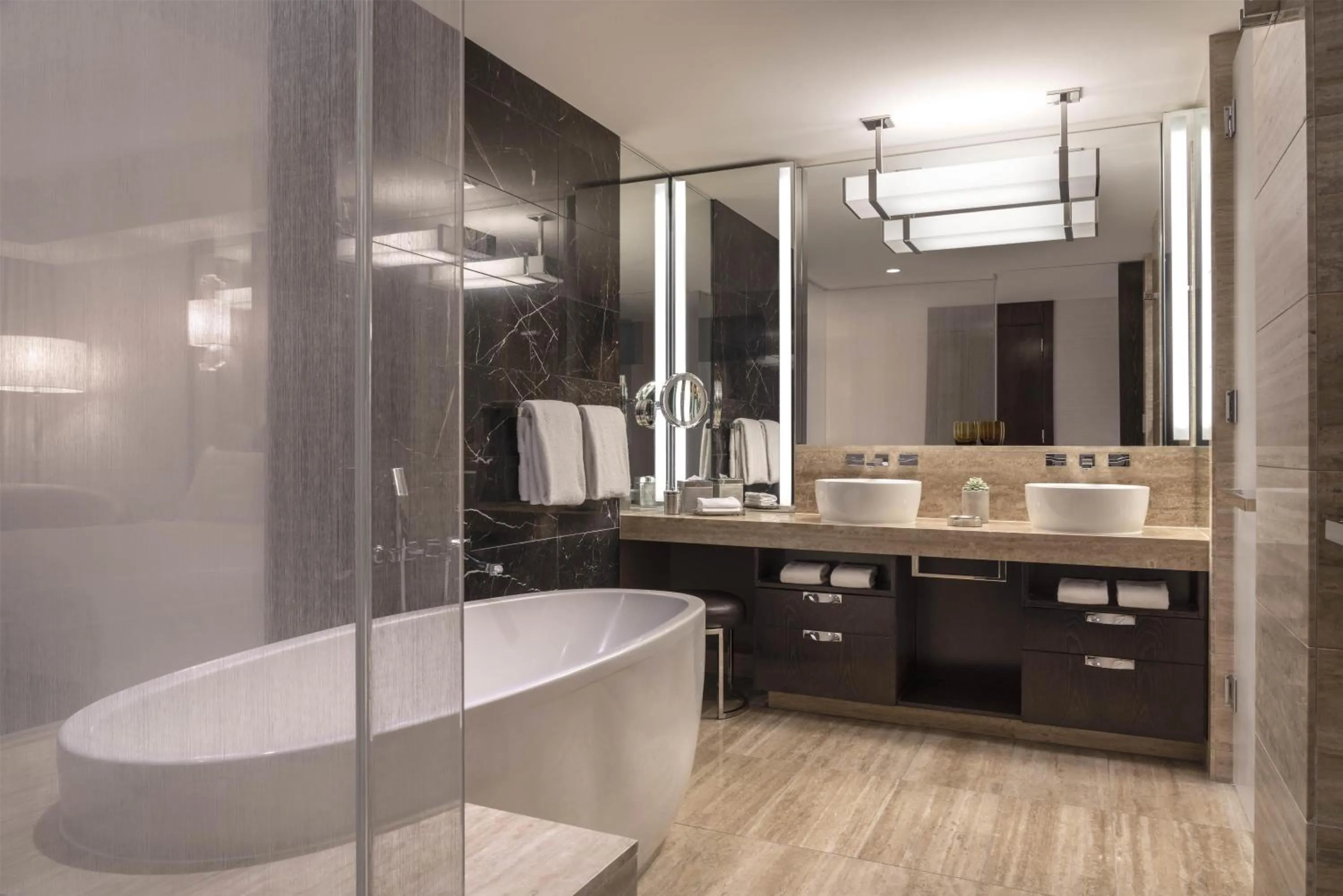 Bathroom in Waldorf Astoria Las Vegas